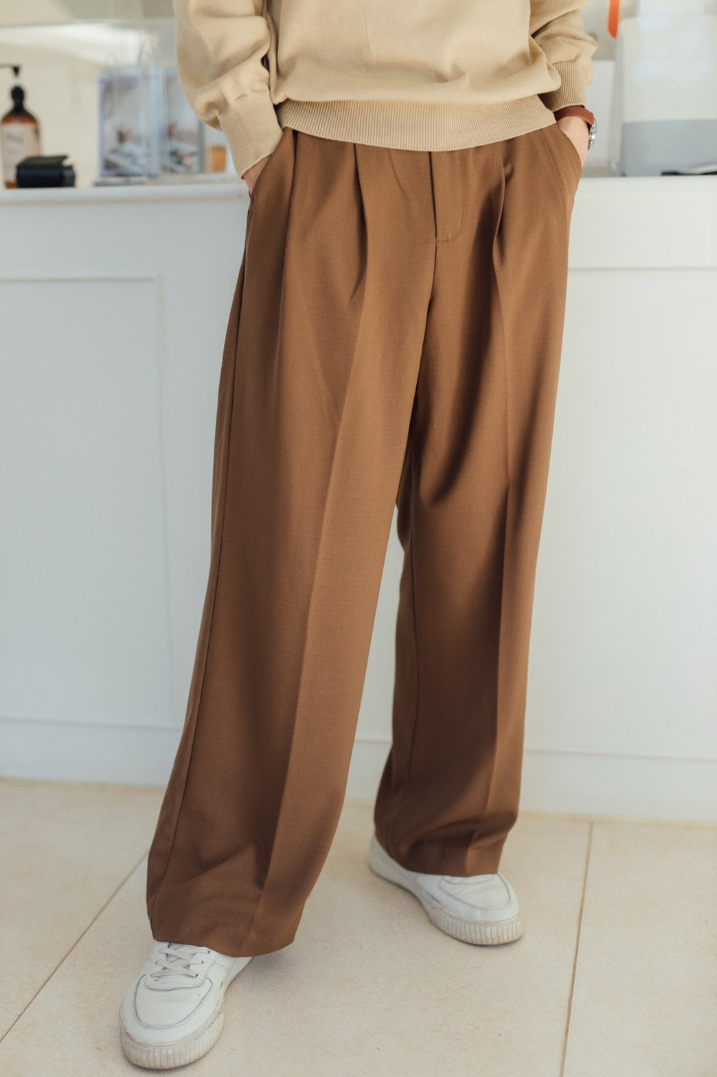 KINS | RELAXED WIDE TROUSERS KN205