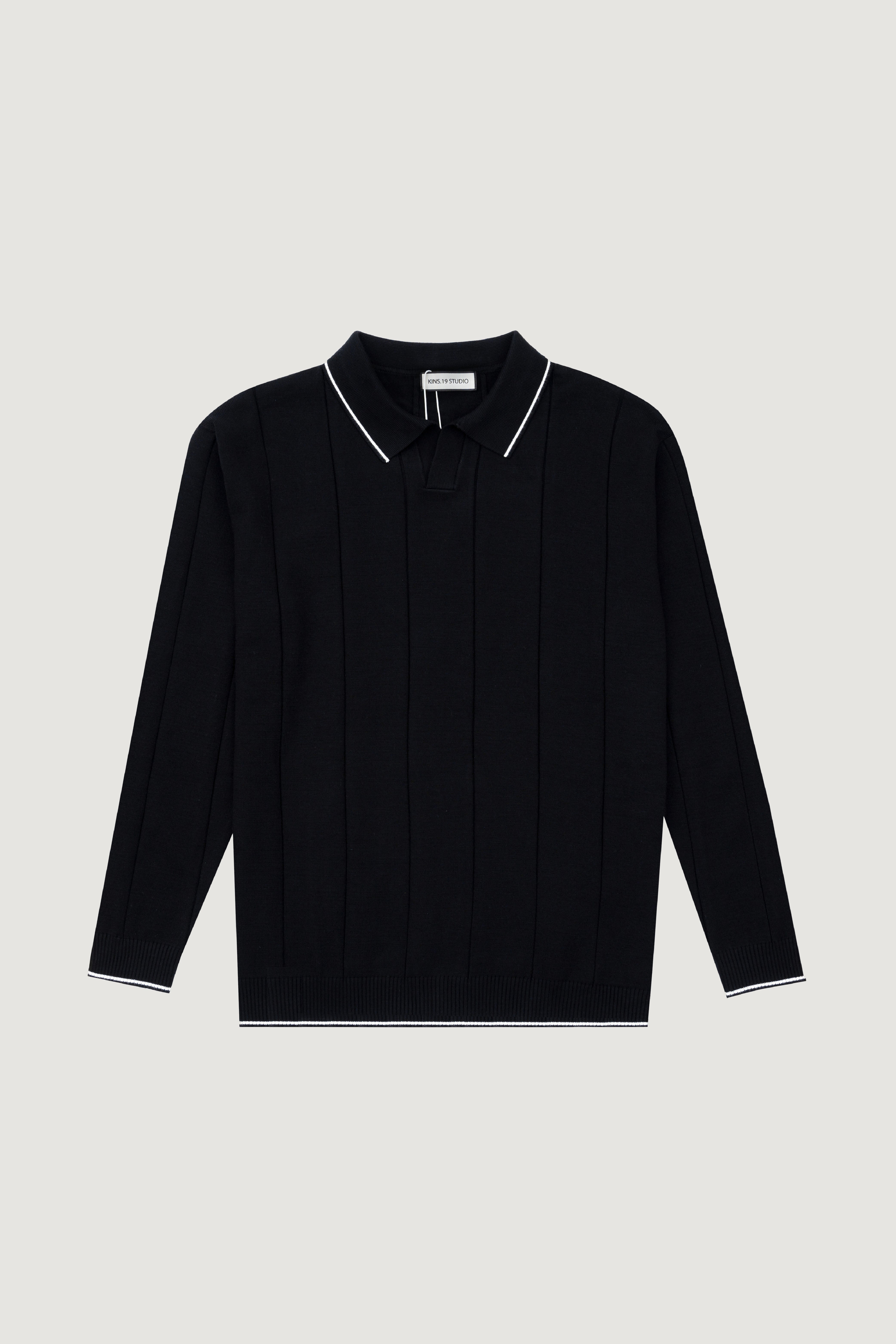 KINS | COLLAR KNIT SWEATER KN103