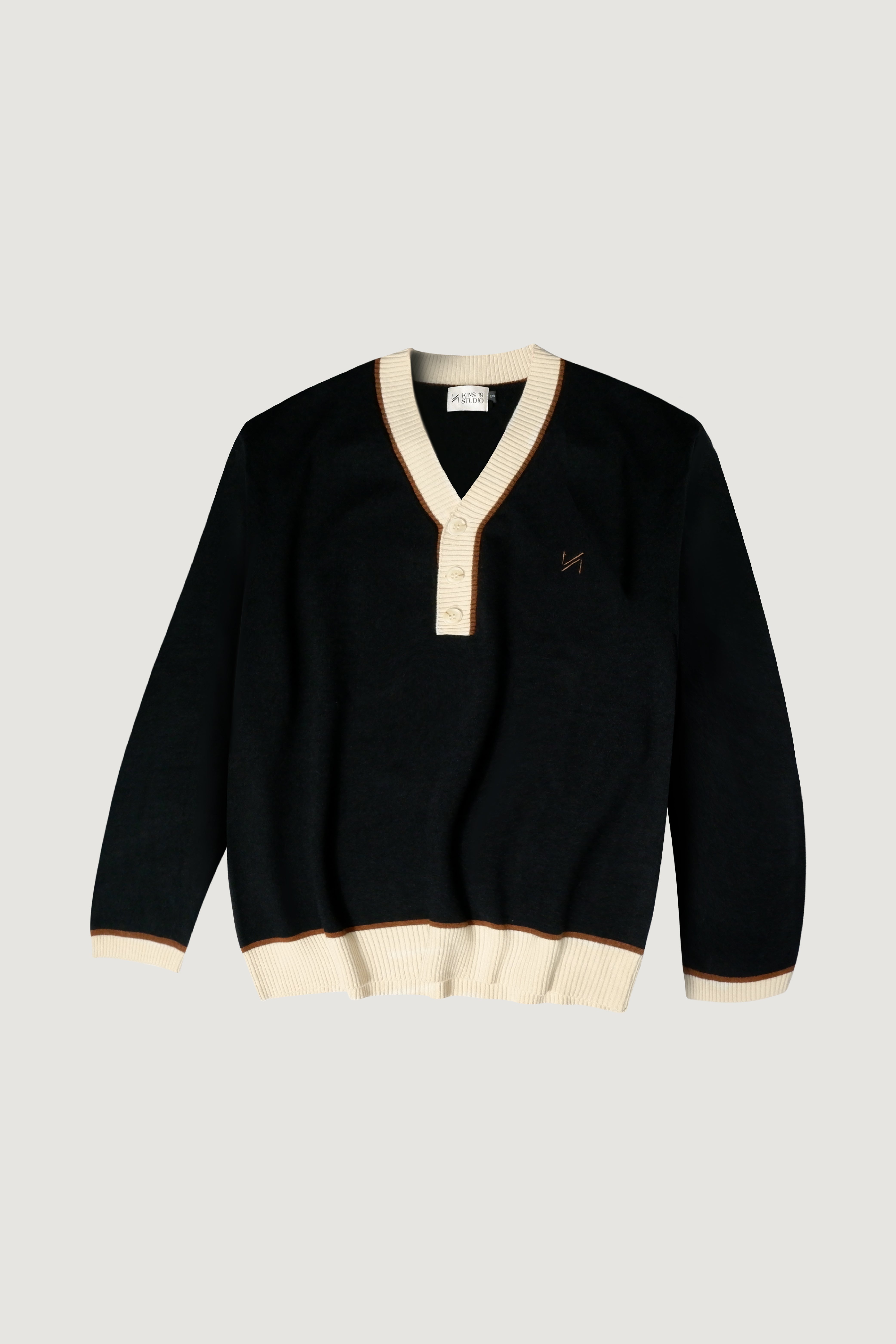 KINS | V-NECK SWEATER KN118