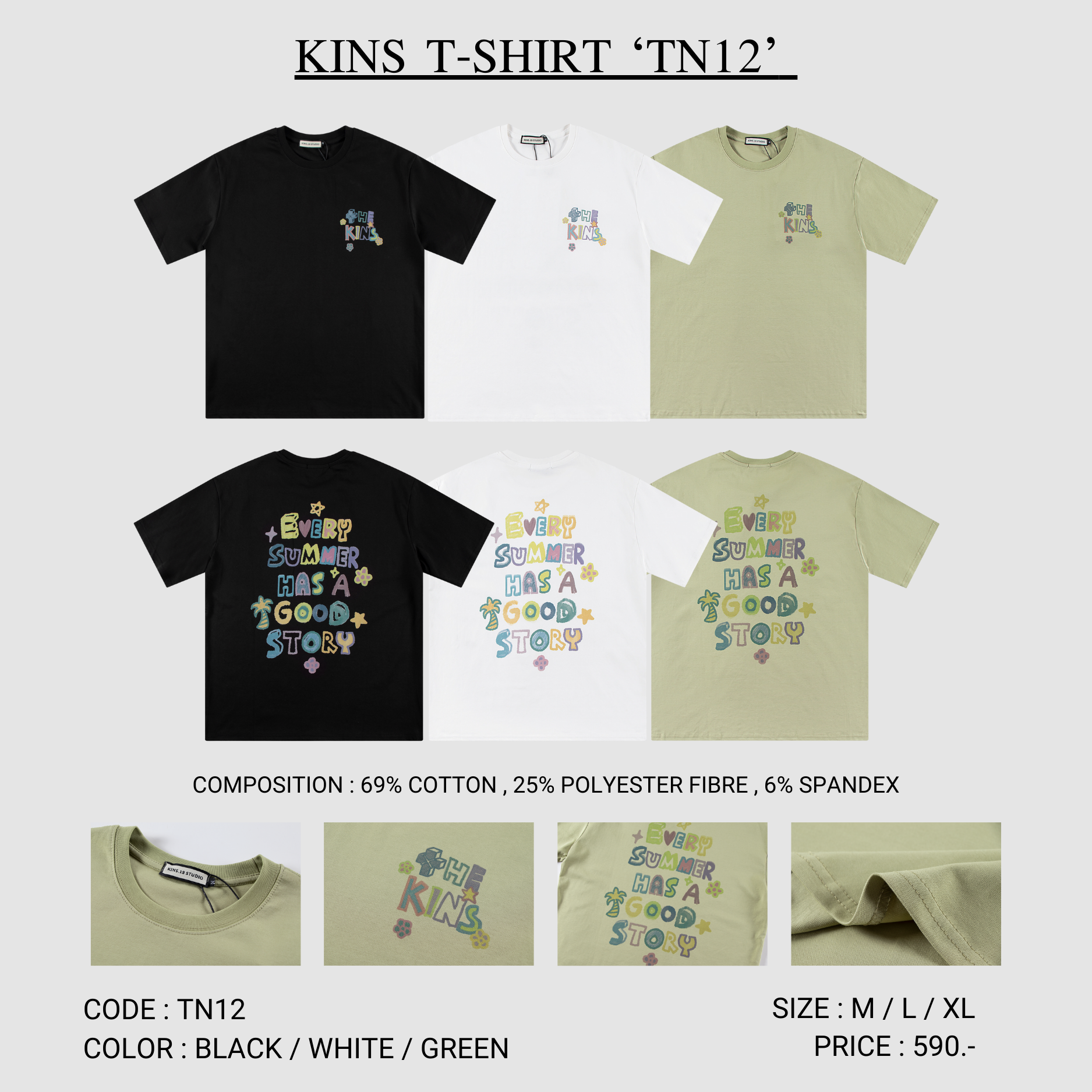 KINS | T-SHIRT TN12
