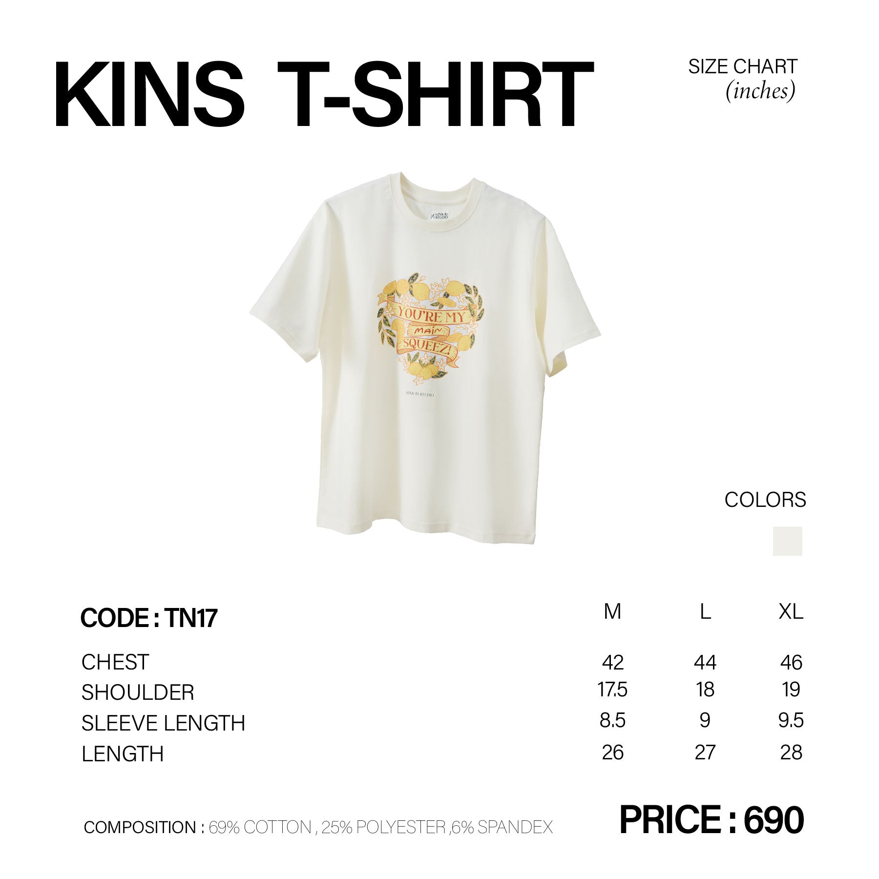 KINS | T-SHIRT TN17