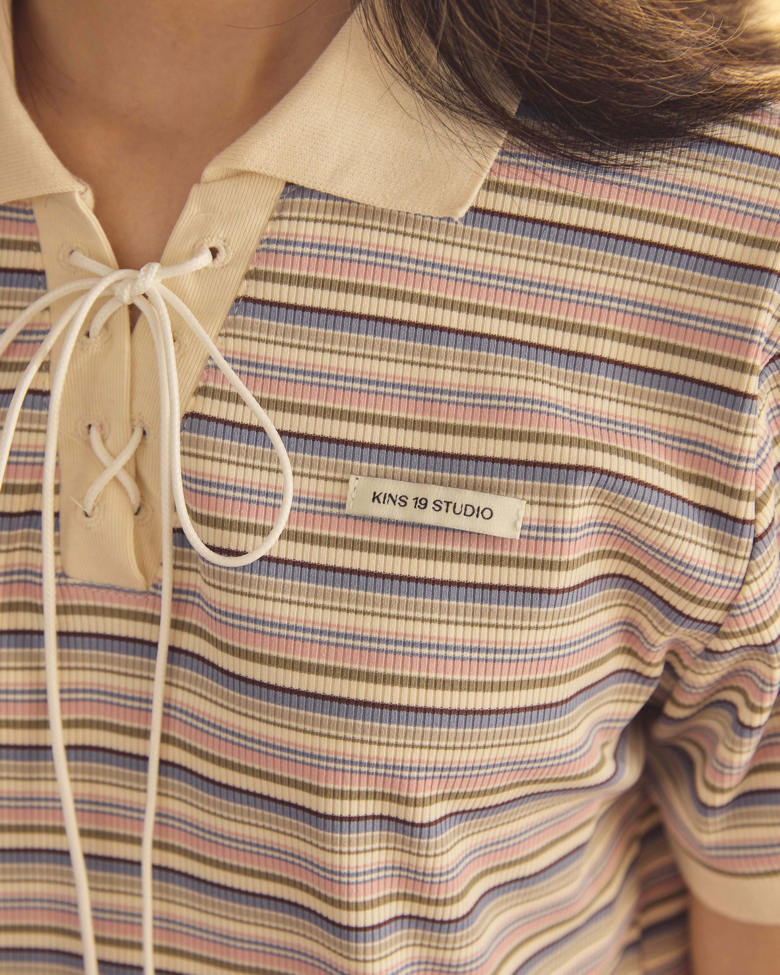 เสื้อโปโลผูกเชือก KINS [KN147]