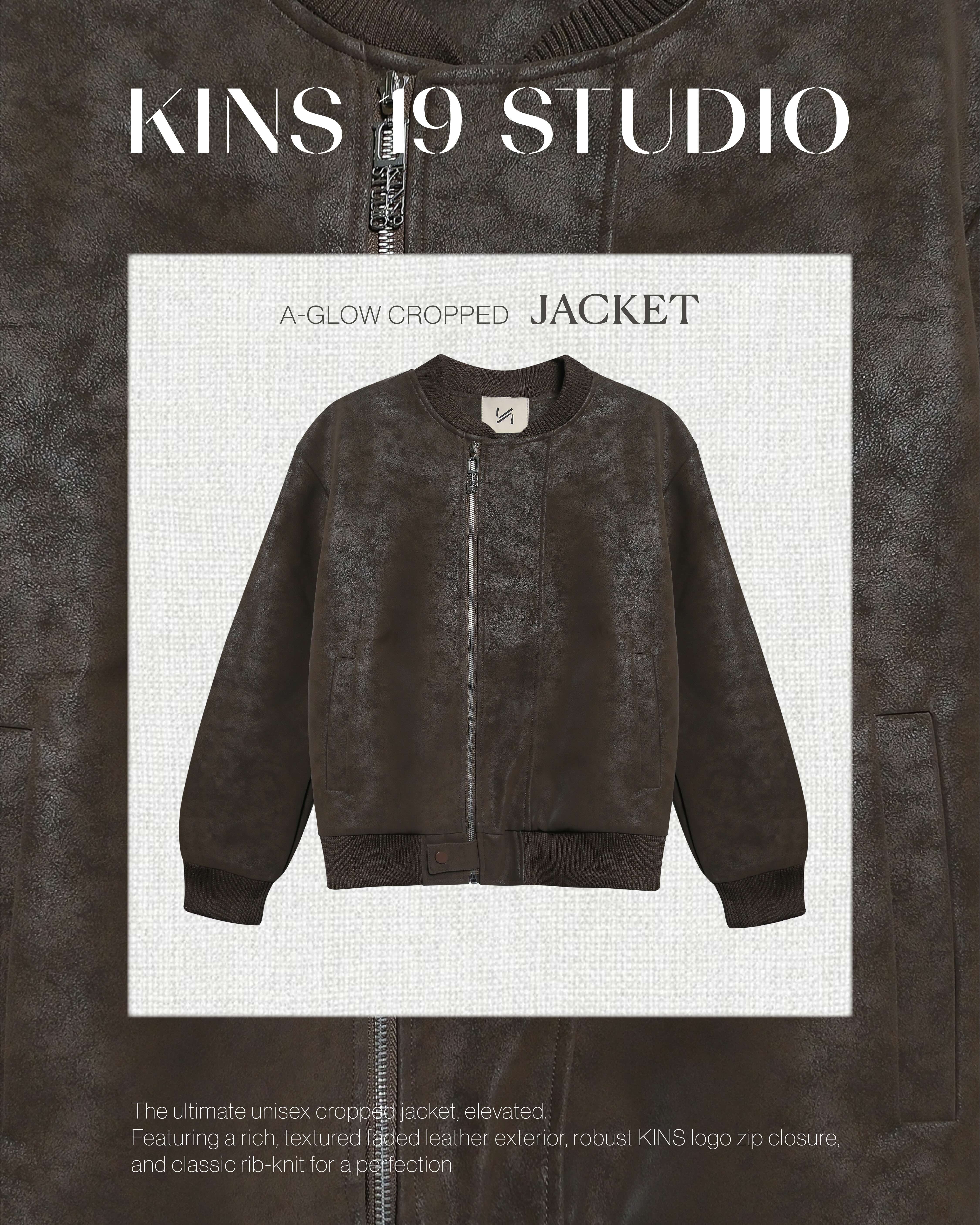 A-Glow Cropped Jacket  [KN328]