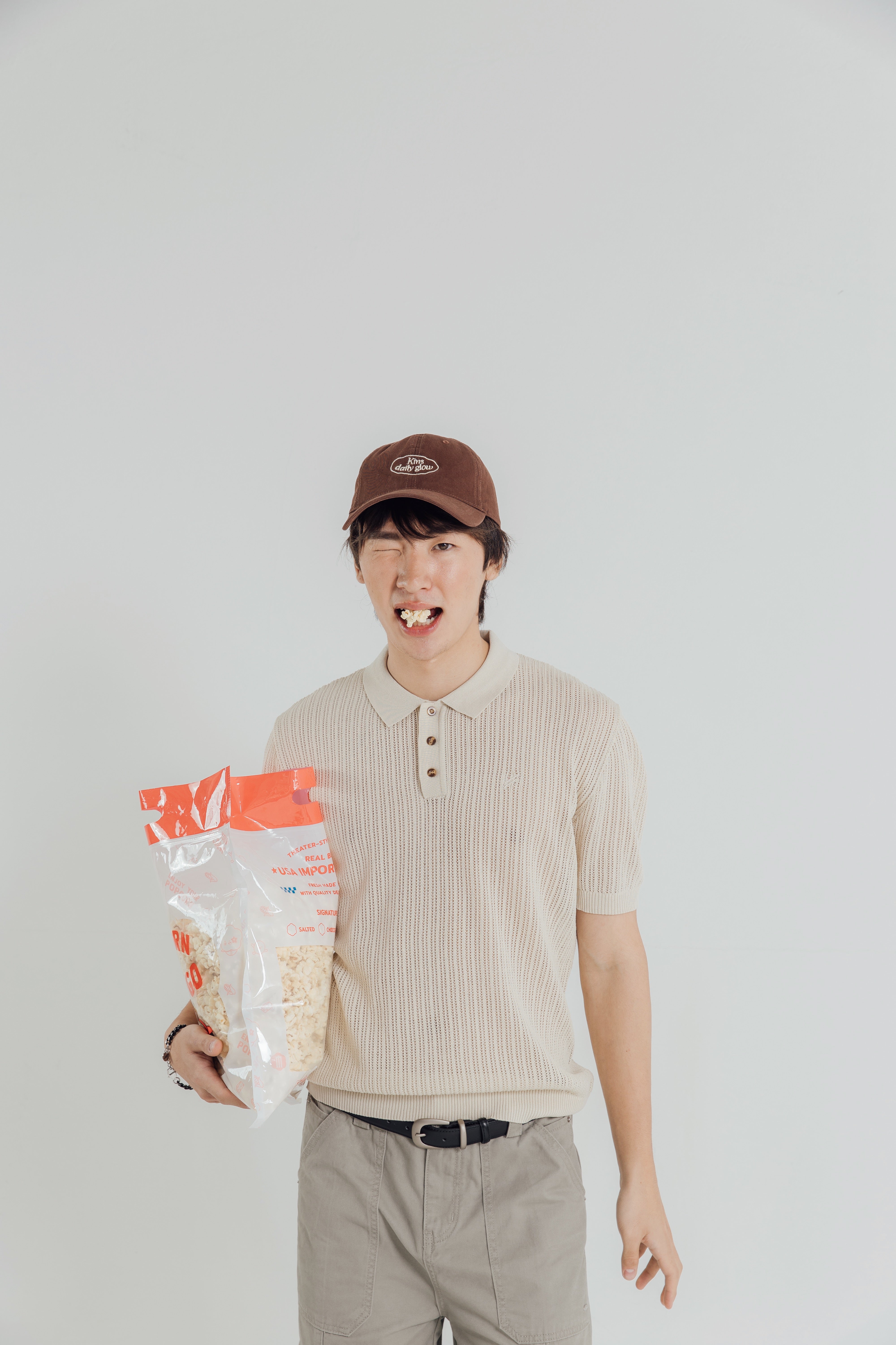 KINS 19 STUDIO |  LOOSE-FIT CARGO PANTS  [F117]