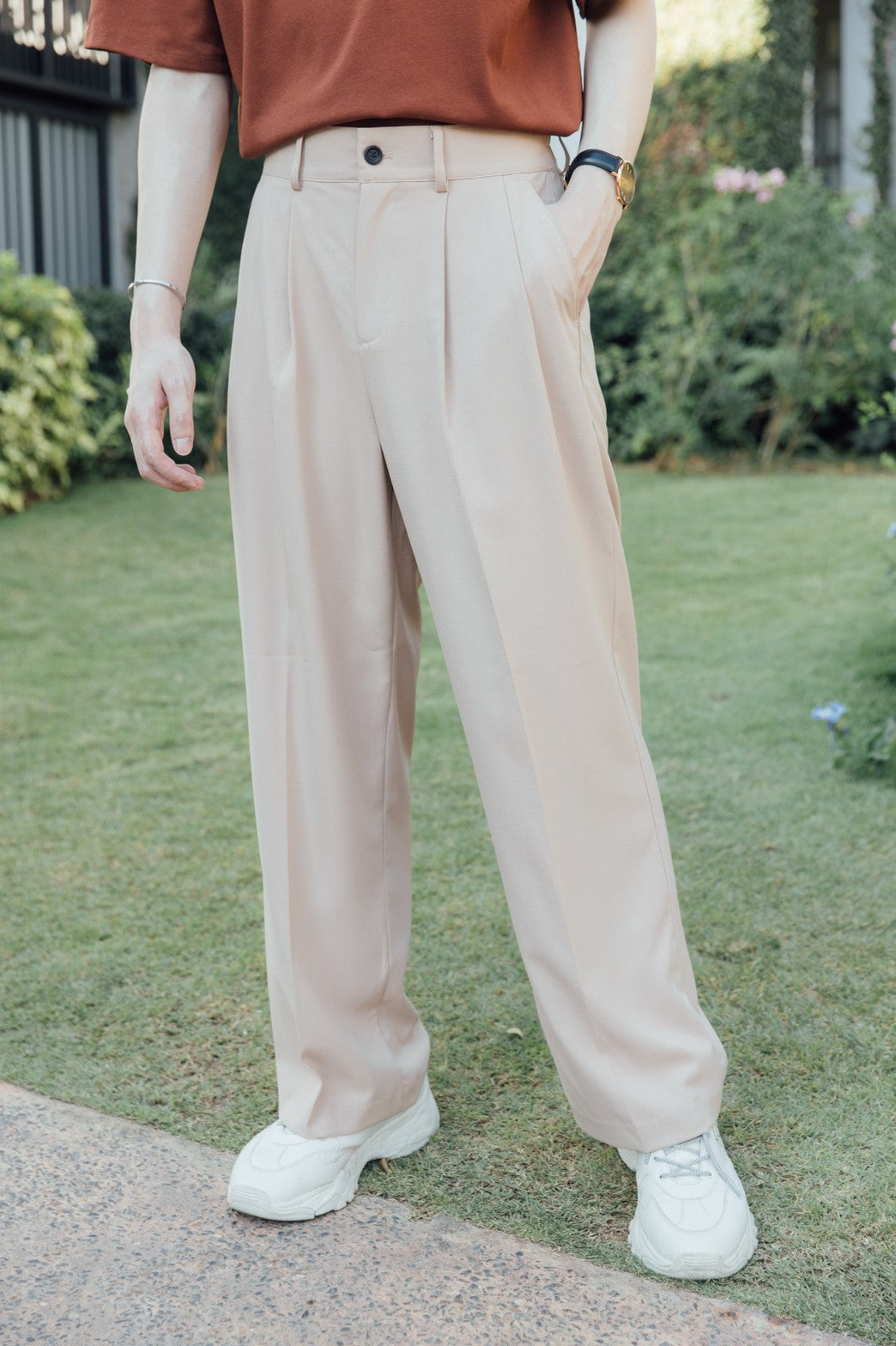 KINS | RELAXED WIDE TROUSERS KN205