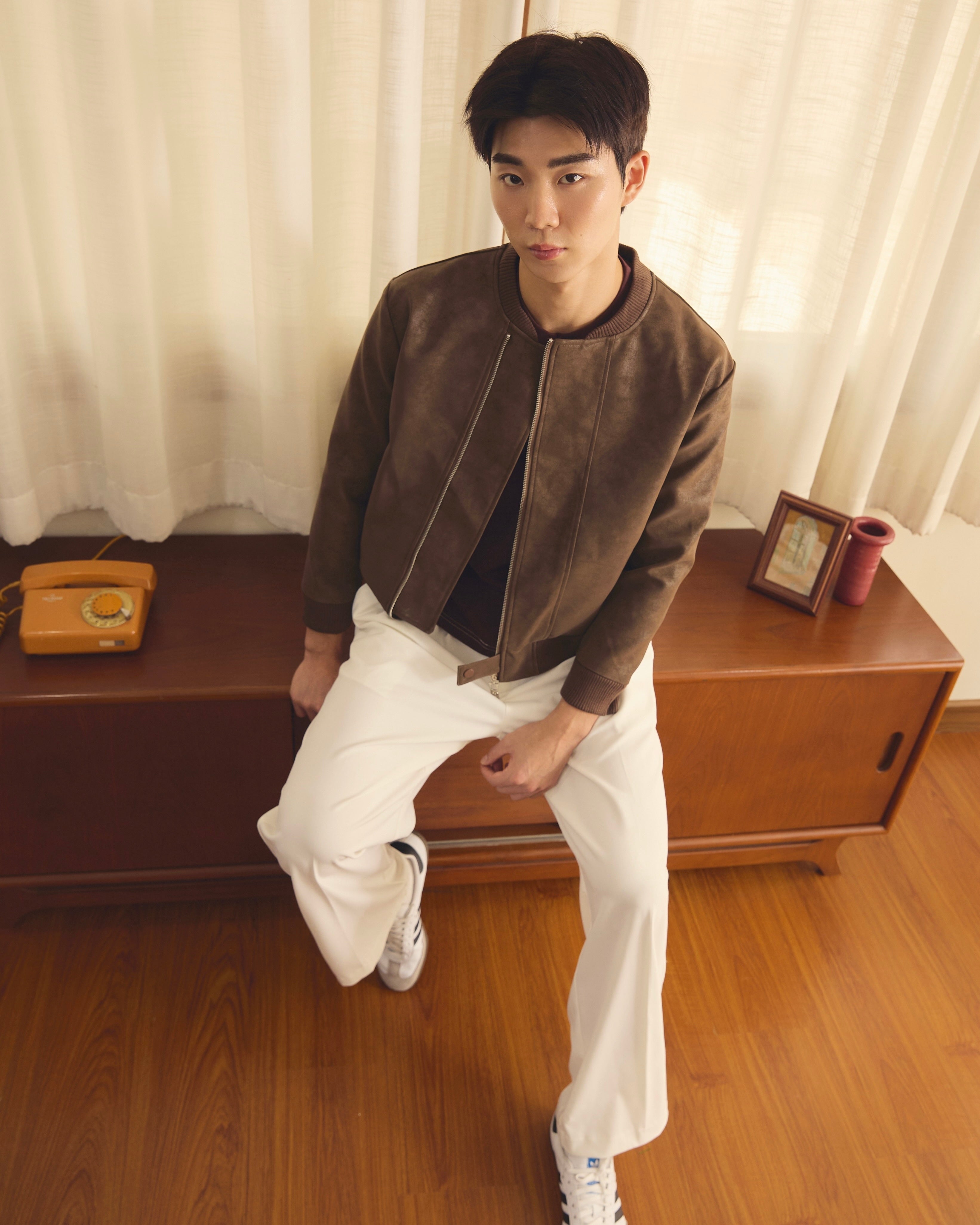 A-Glow Cropped Jacket  [KN328]
