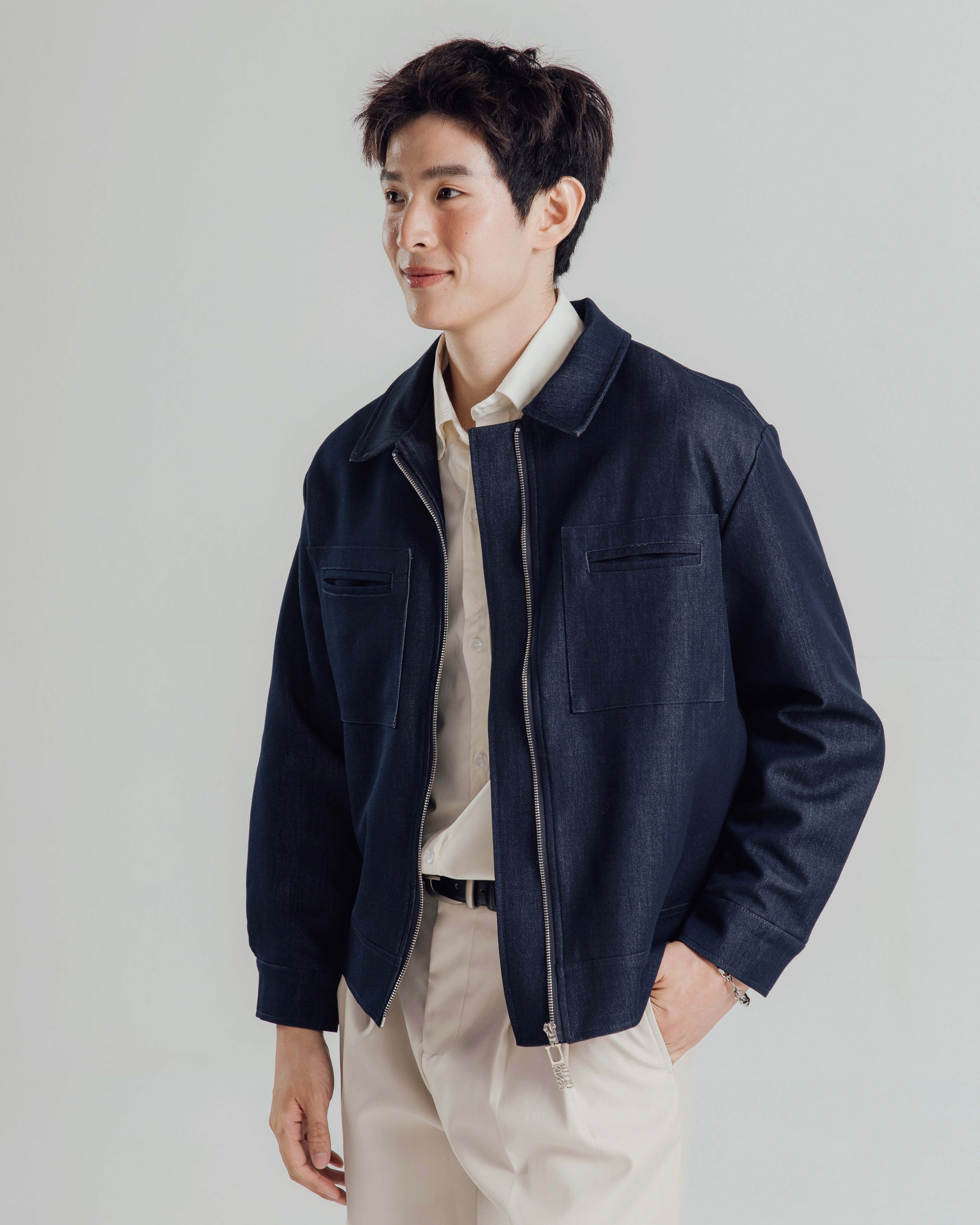 KINS 19 STUDIO |  URBAN GLOW ZIP JACKET [KN323]
