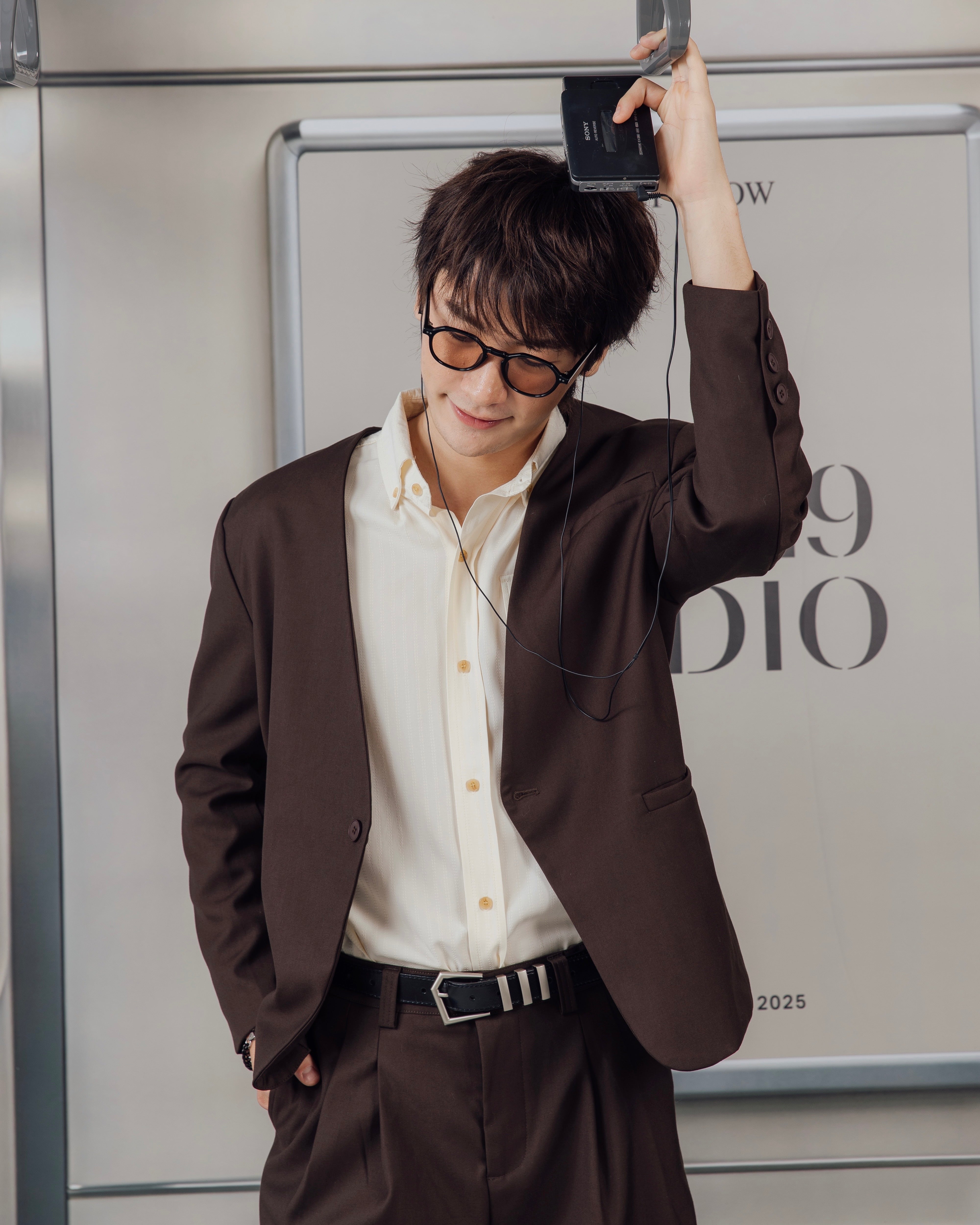 KINS 19 STUDIO |  COLLARLESS BLAZER  [KN321]