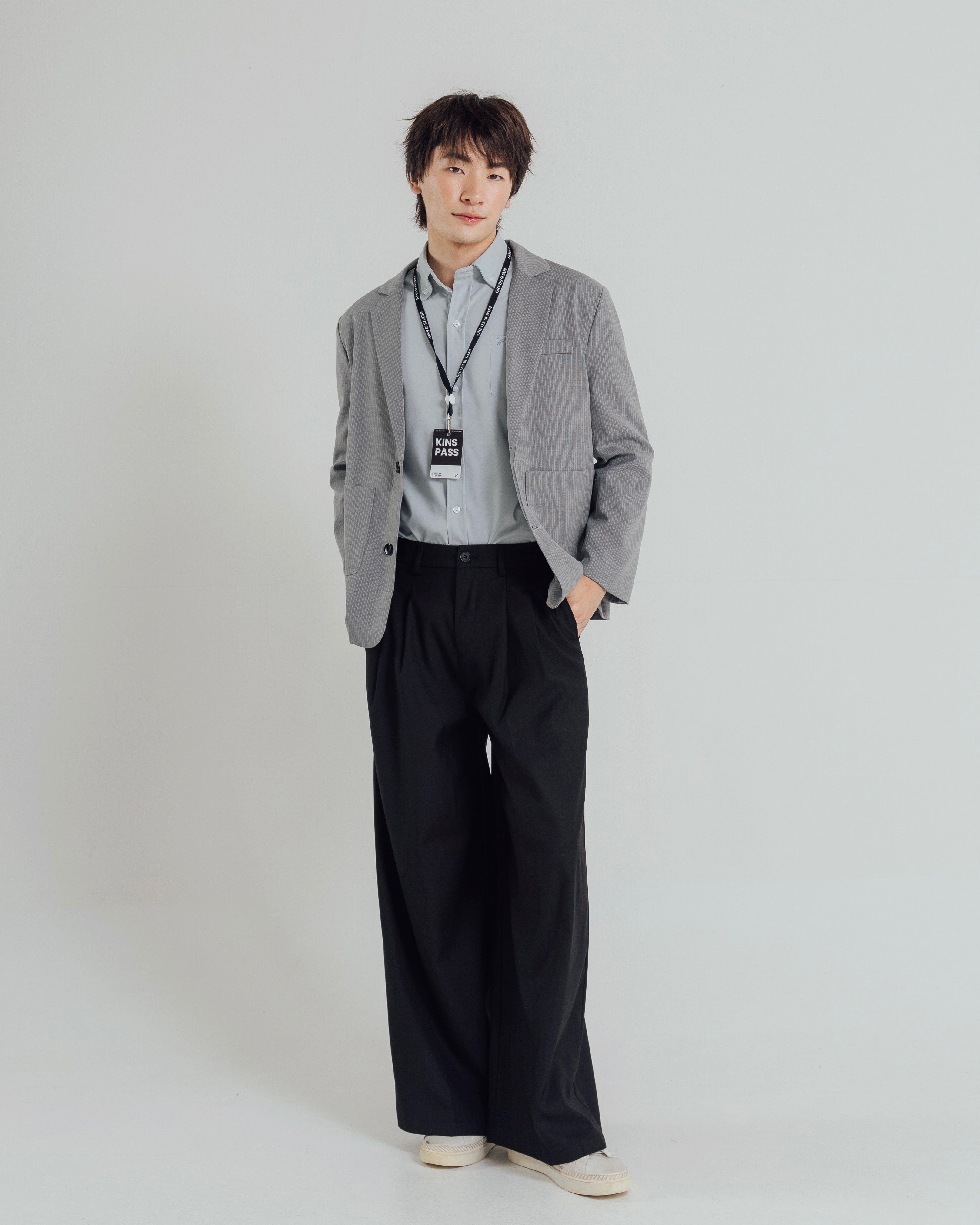 KINS 19 STUDIO |  BAGGY SLACK TROUSERS [KN228]