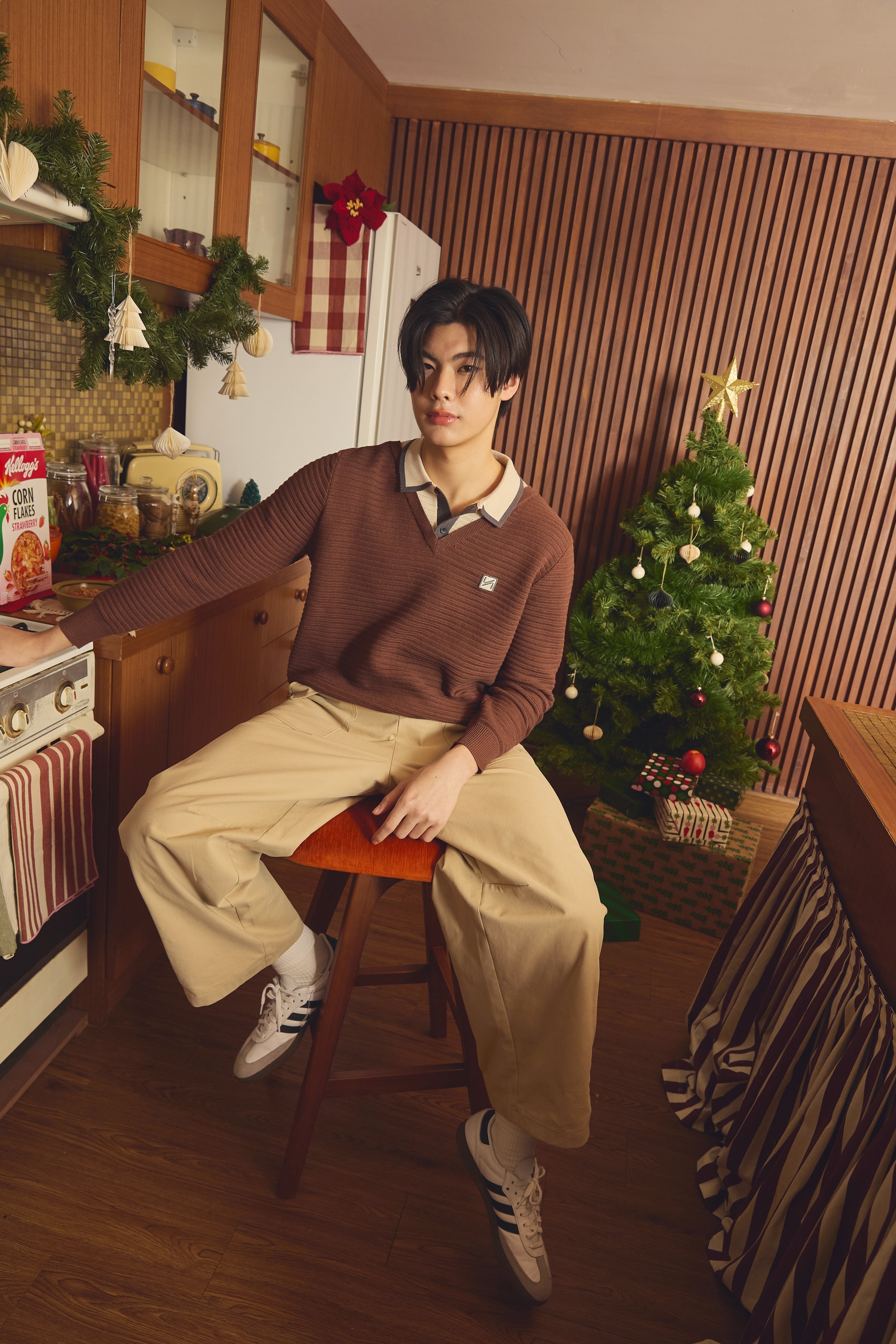 KINS Layered Polo Sweater [KN145]