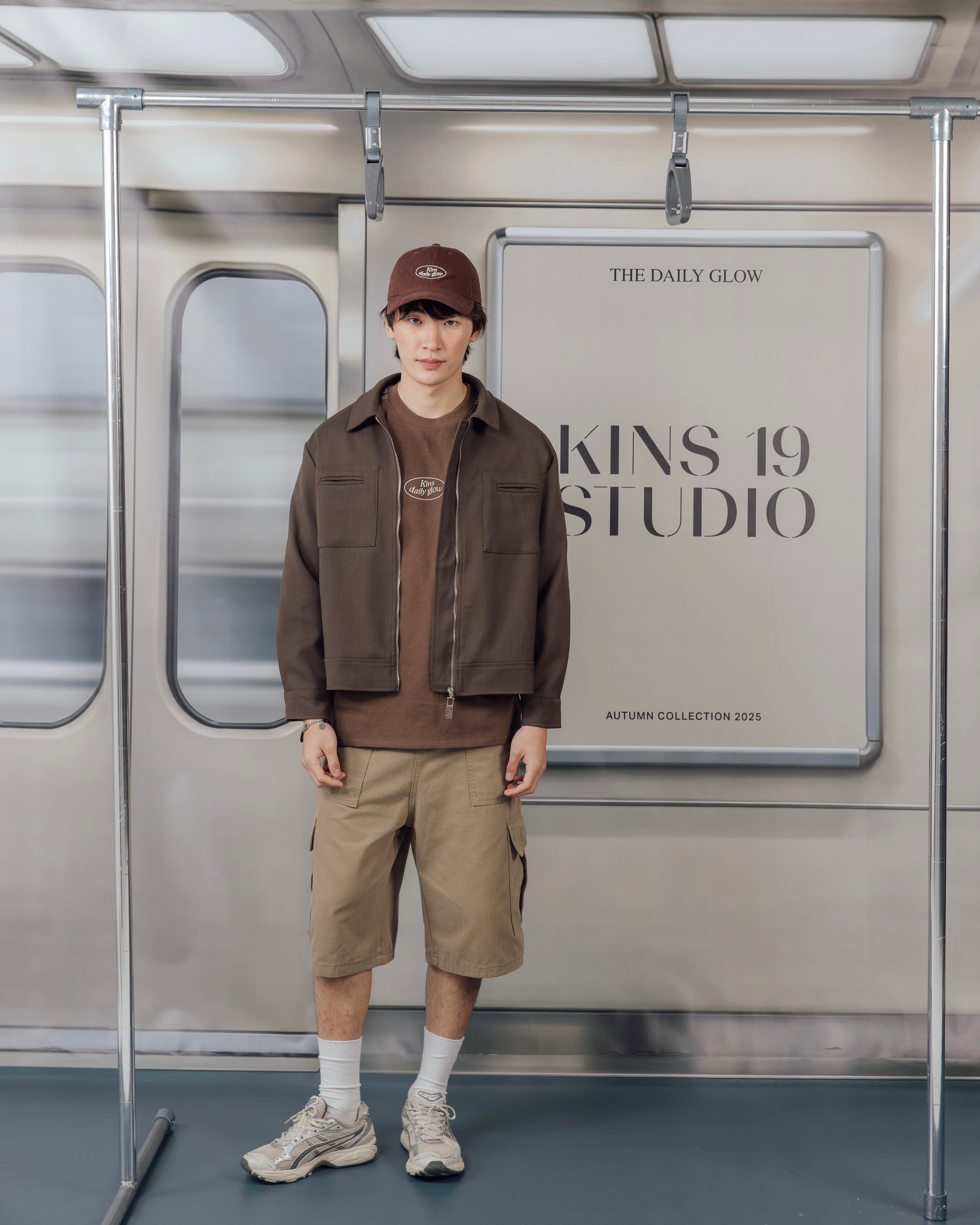 KINS 19 STUDIO |  URBAN GLOW ZIP JACKET [KN323]