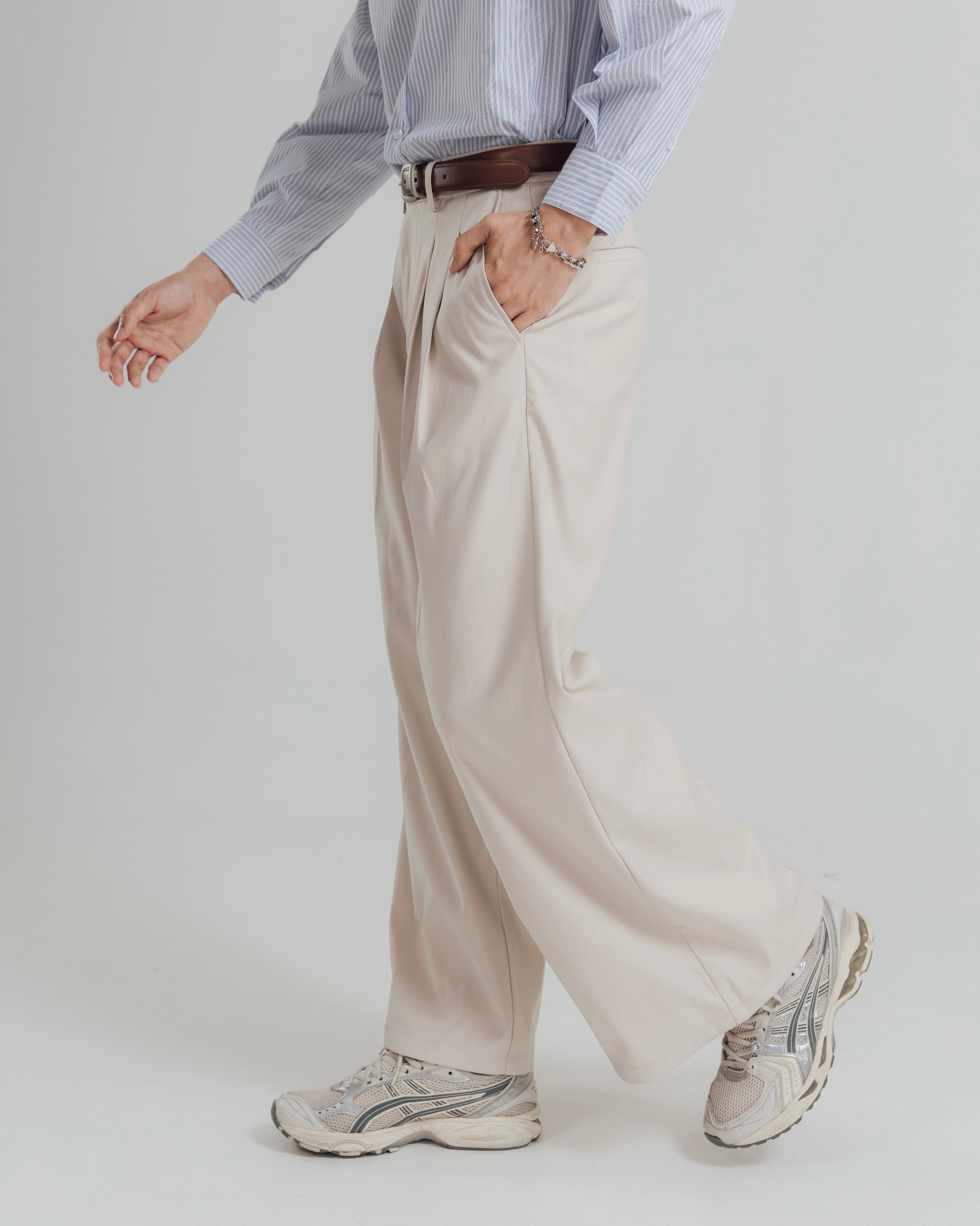 KINS 19 STUDIO |  BAGGY SLACK TROUSERS [KN228]