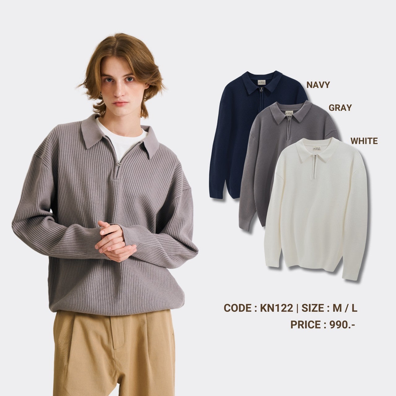 KINS | SWEATER KN122