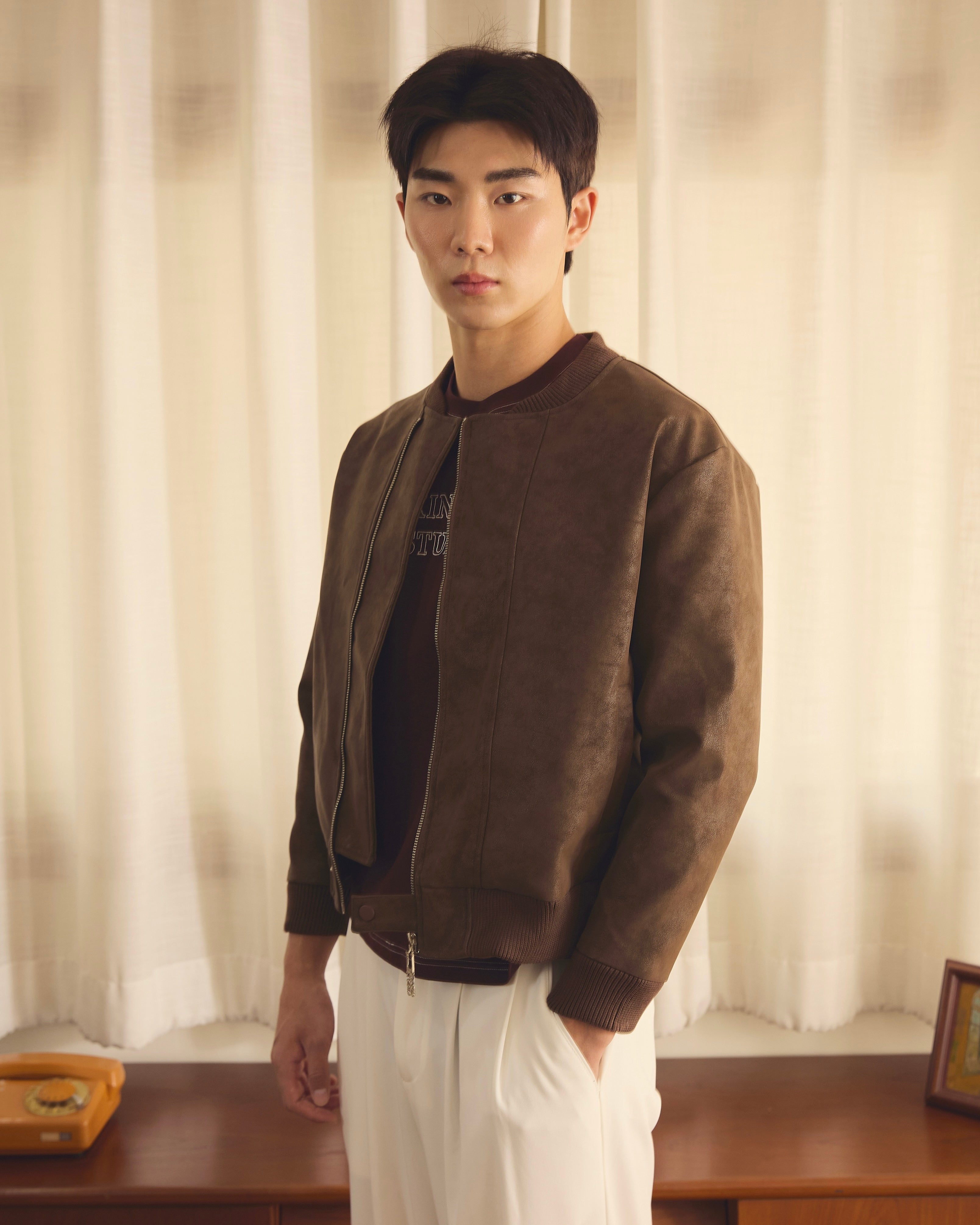 A-Glow Cropped Jacket  [KN328]