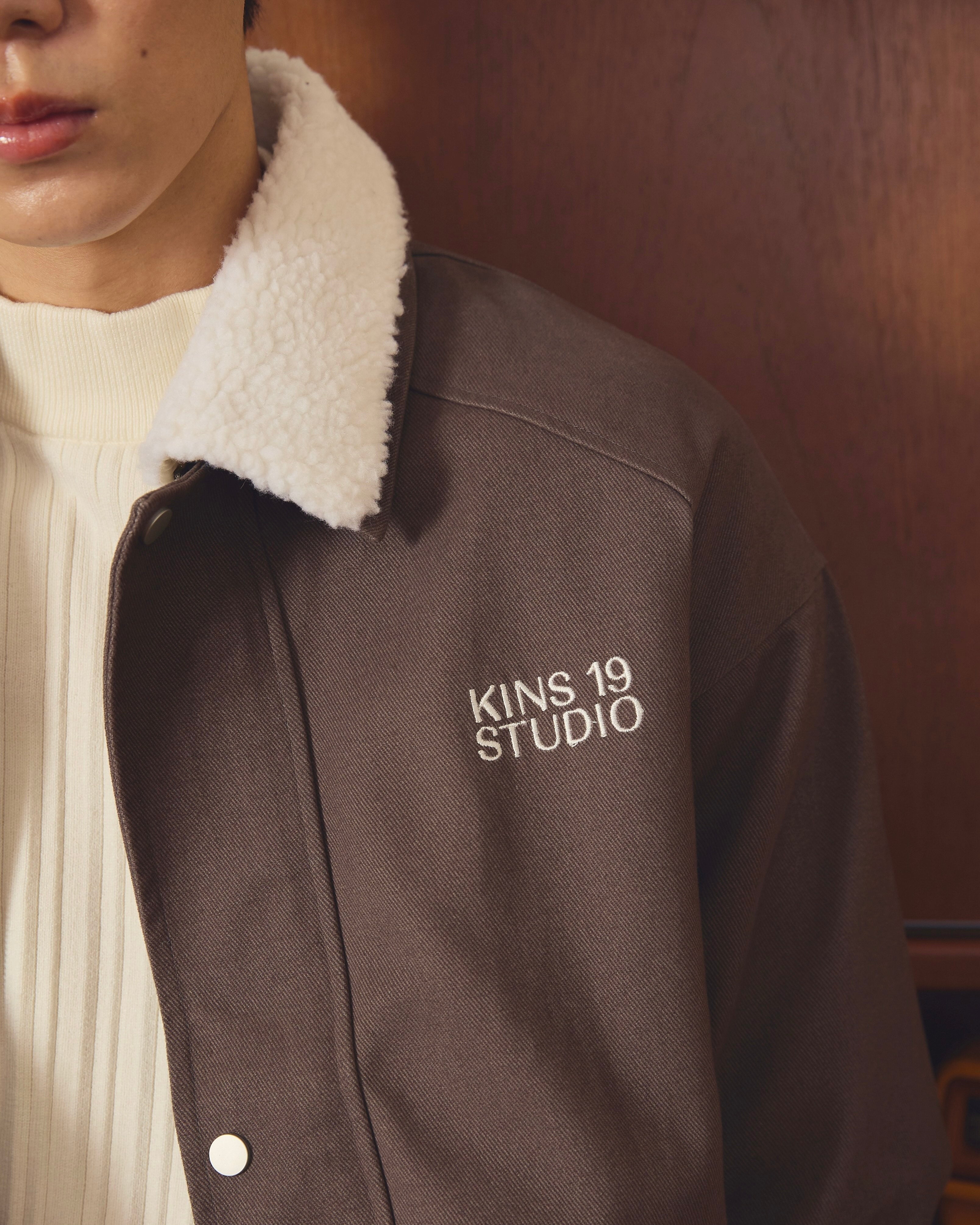KINS 19 STUDIO | KINS Fleece-Collar Jacket [KN327]