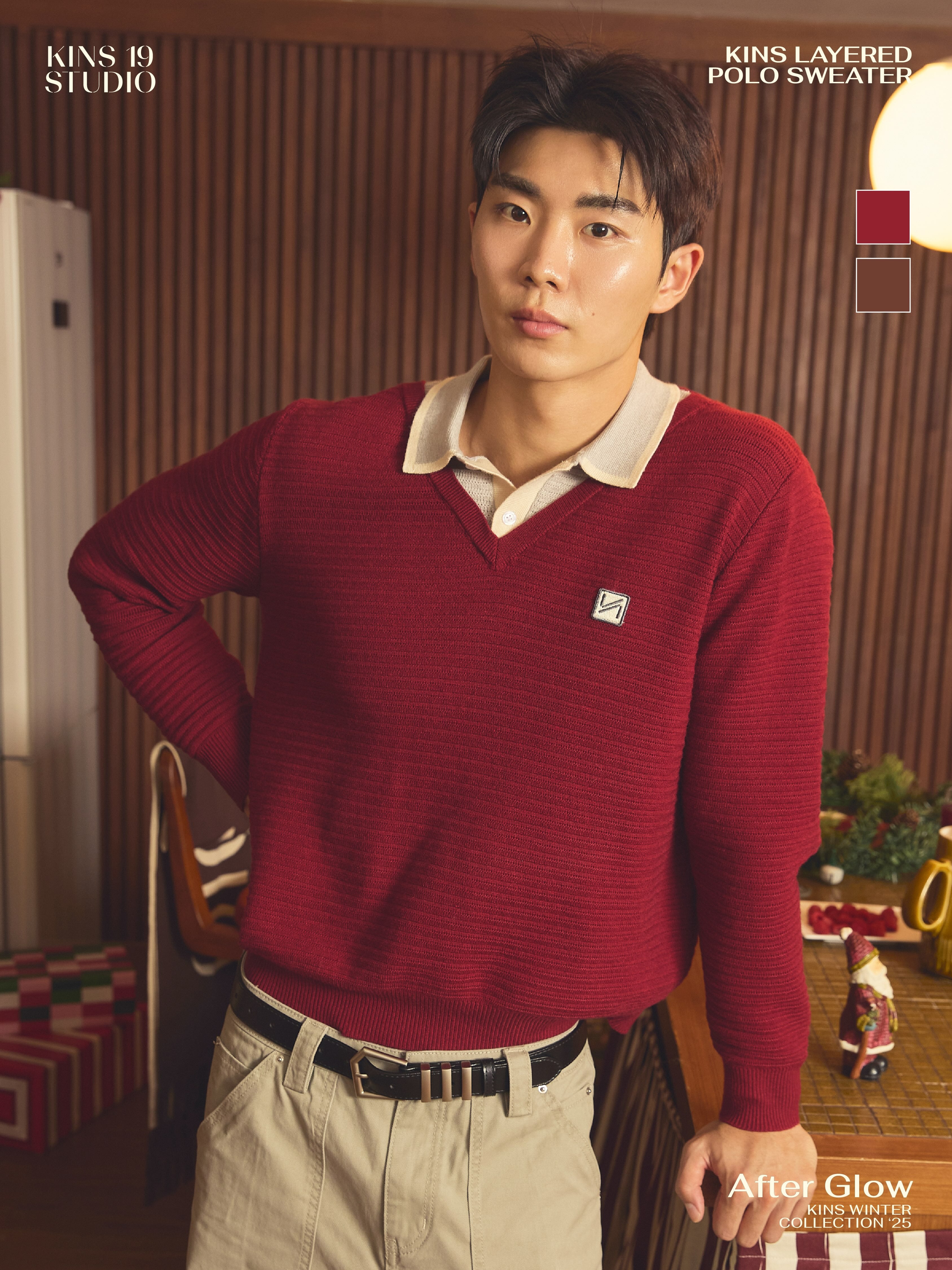 KINS Layered Polo Sweater [KN145]