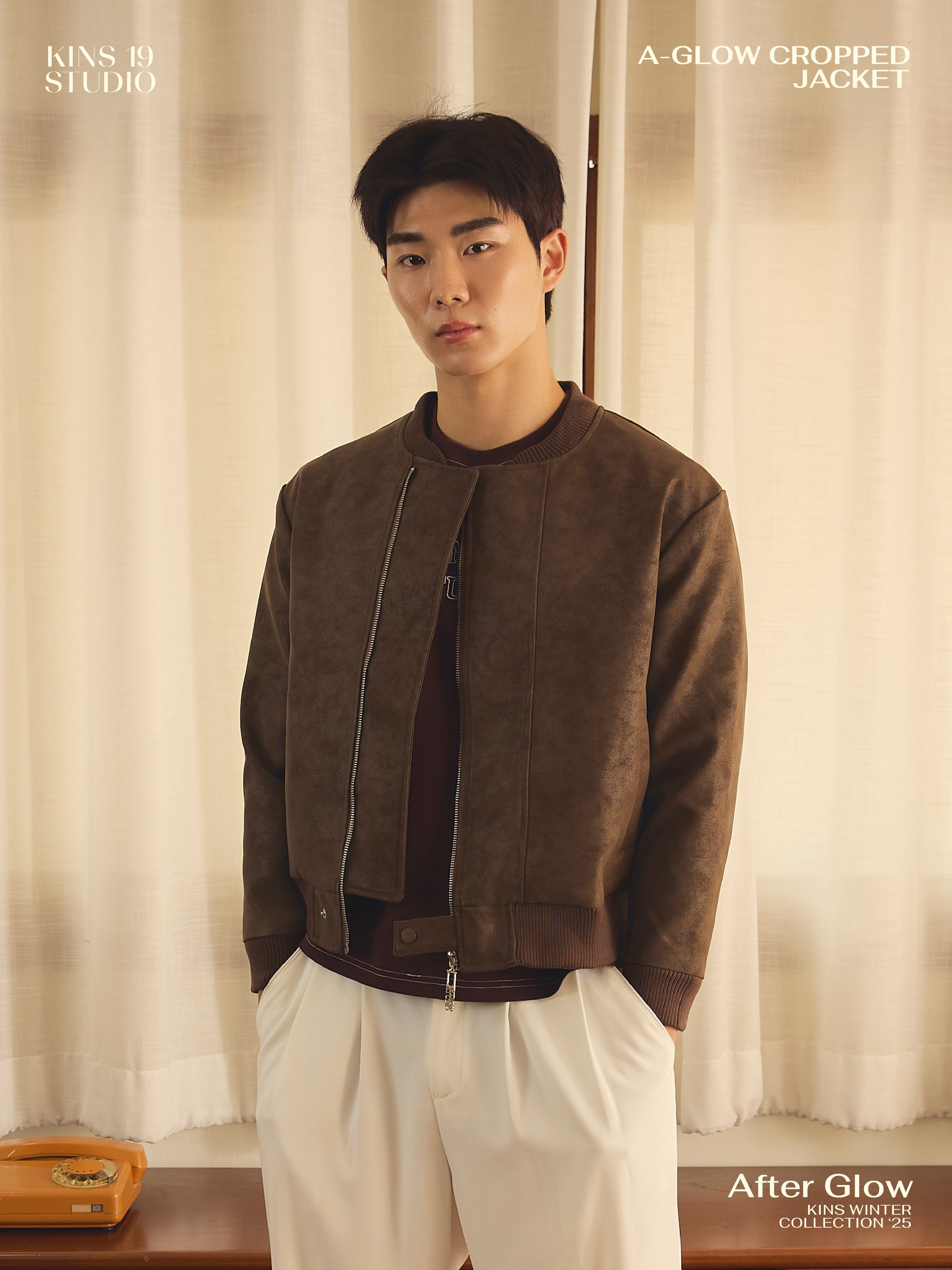 KINS 19 STUDIO | A-Glow Cropped Jacket  [KN328]