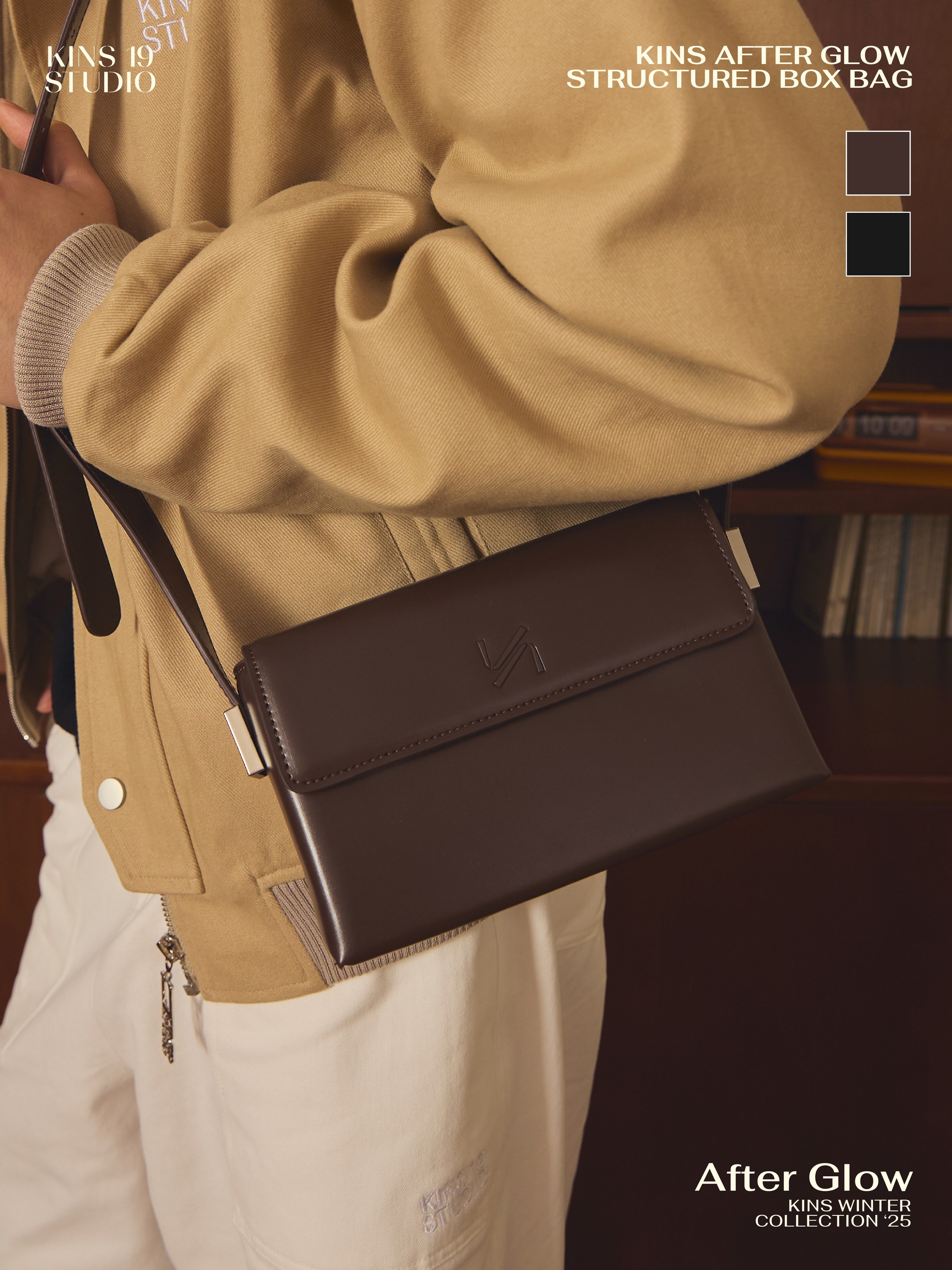 KINS After Glow Structured Box Bag [KPB02]