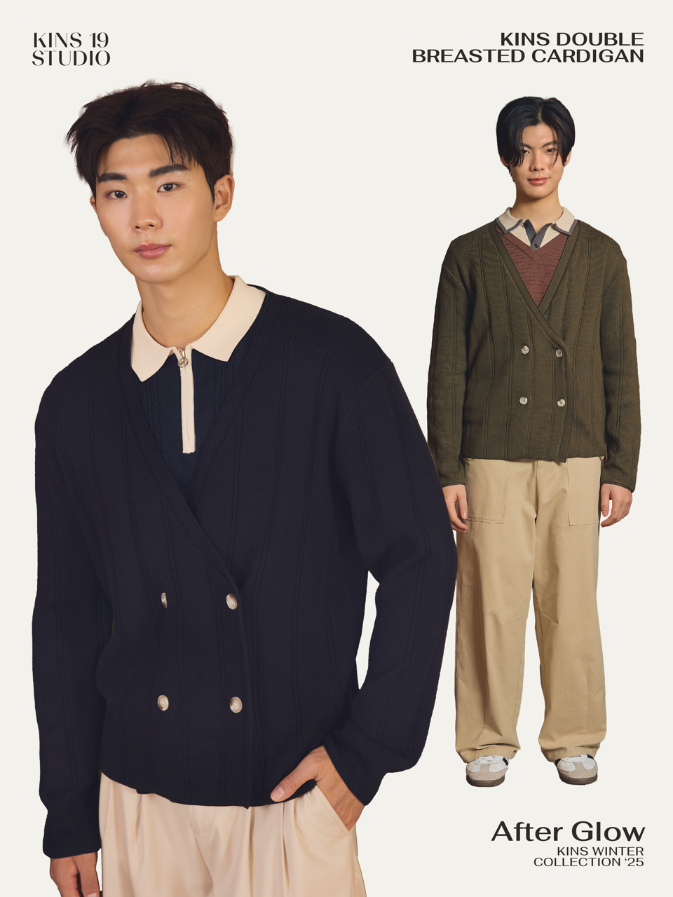KINS Double Breasted Cardigan [KN140]