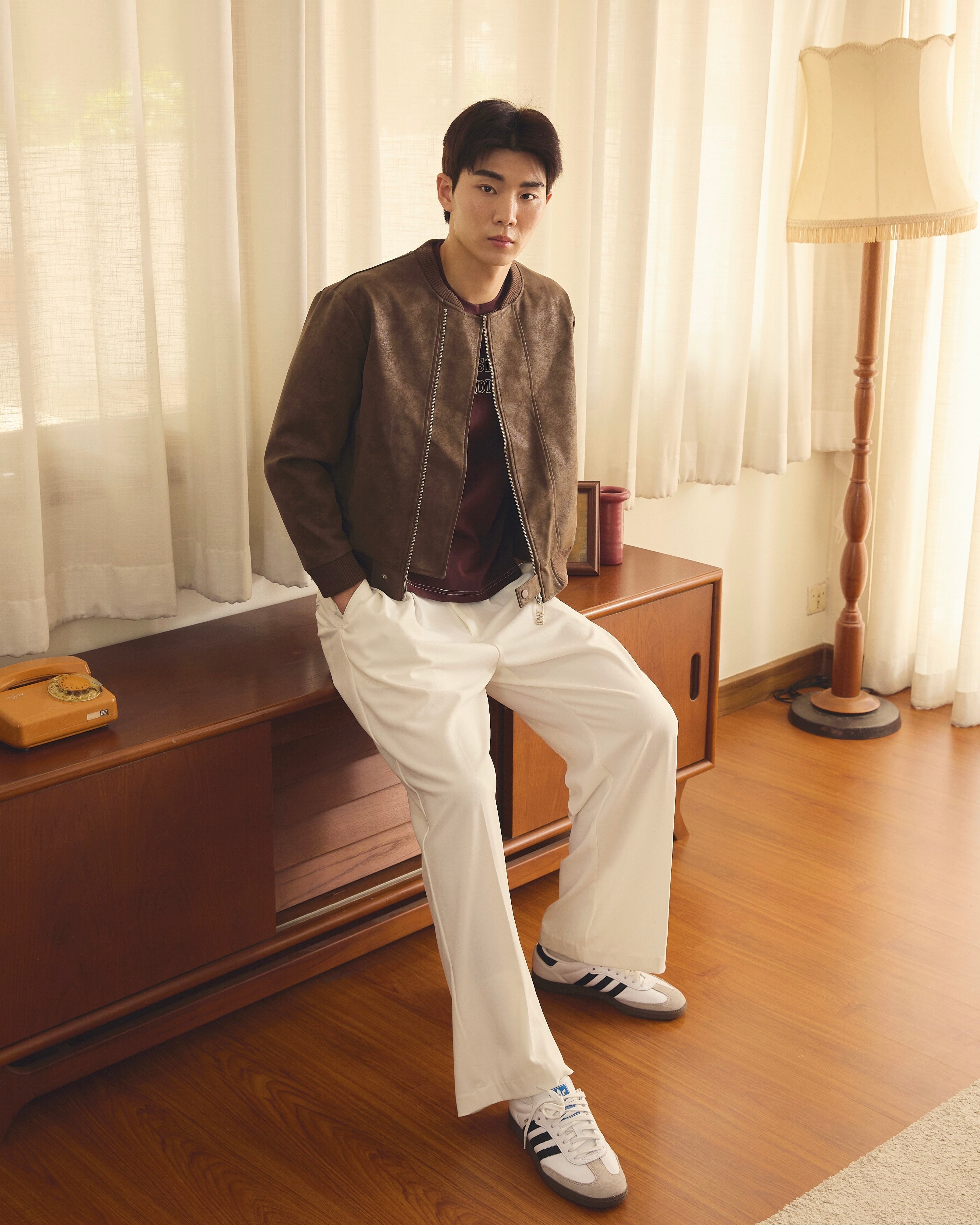 A-Glow Cropped Jacket  [KN328]