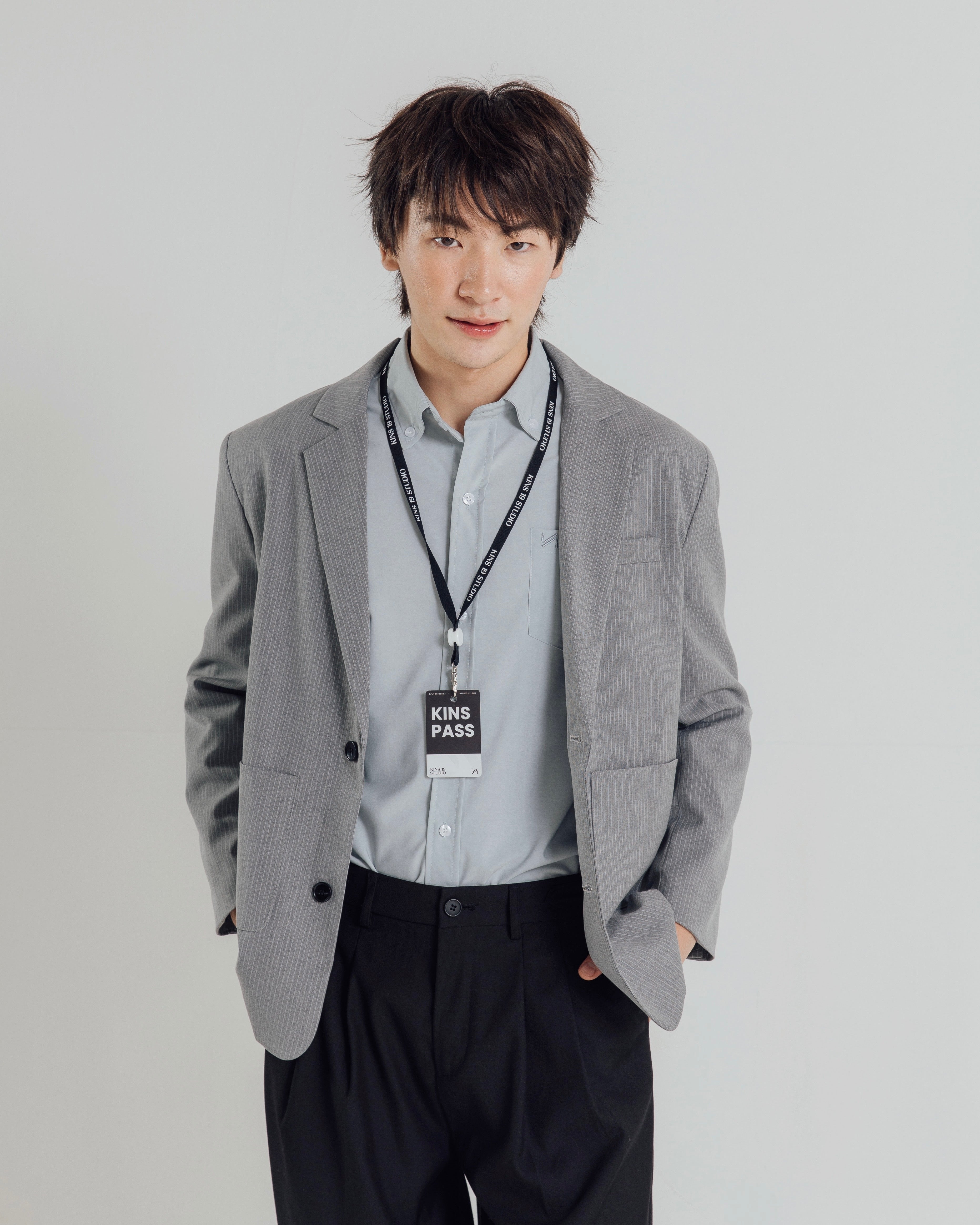 KINS 19 STUDIO | OVERSIZED BUTTON-DOWN SHIRT [KN137]