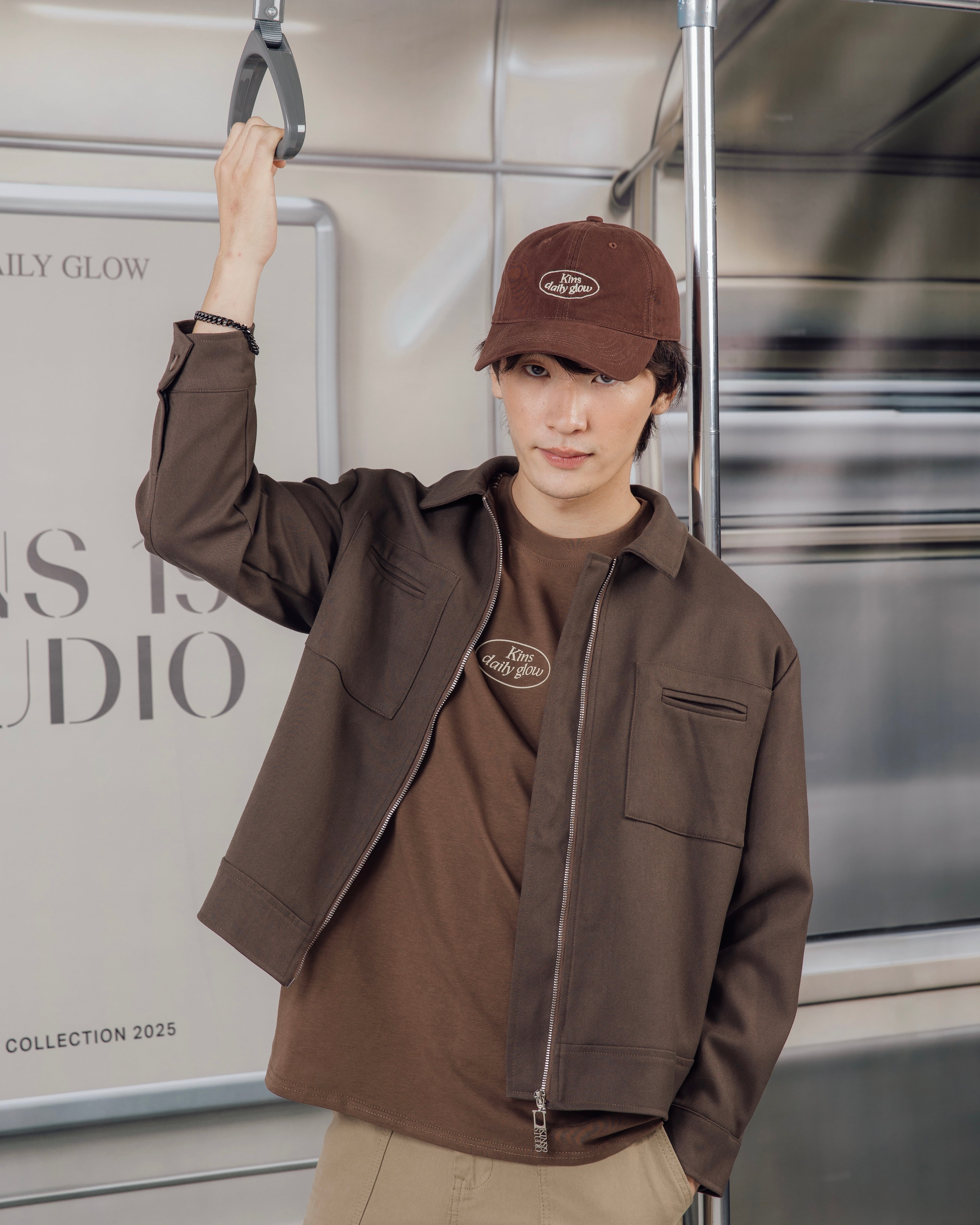 KINS 19 STUDIO |  URBAN GLOW ZIP JACKET [KN323]