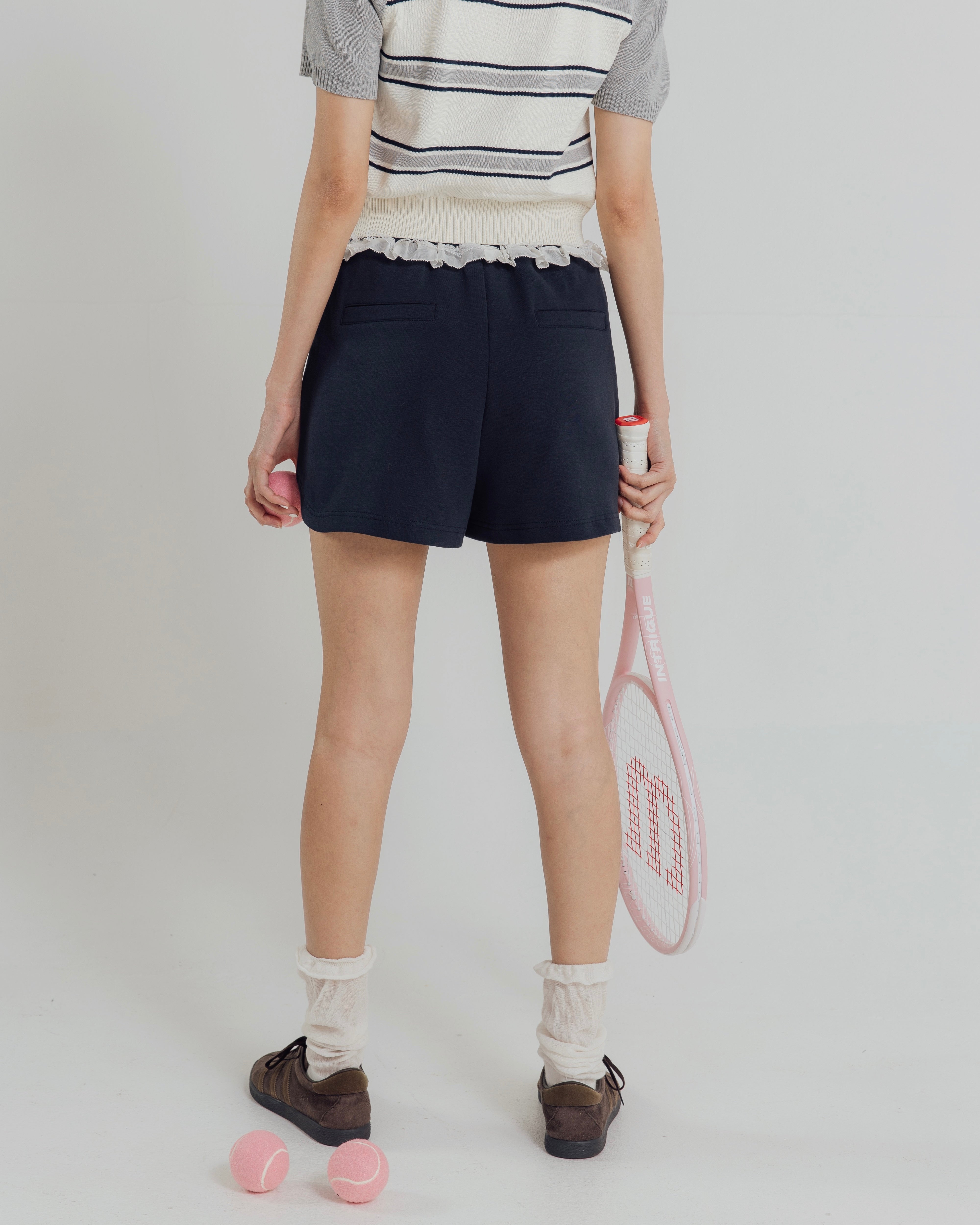 KINS 19 STUDIO |  DAILY GLOWLACE  SHORTS [K017]