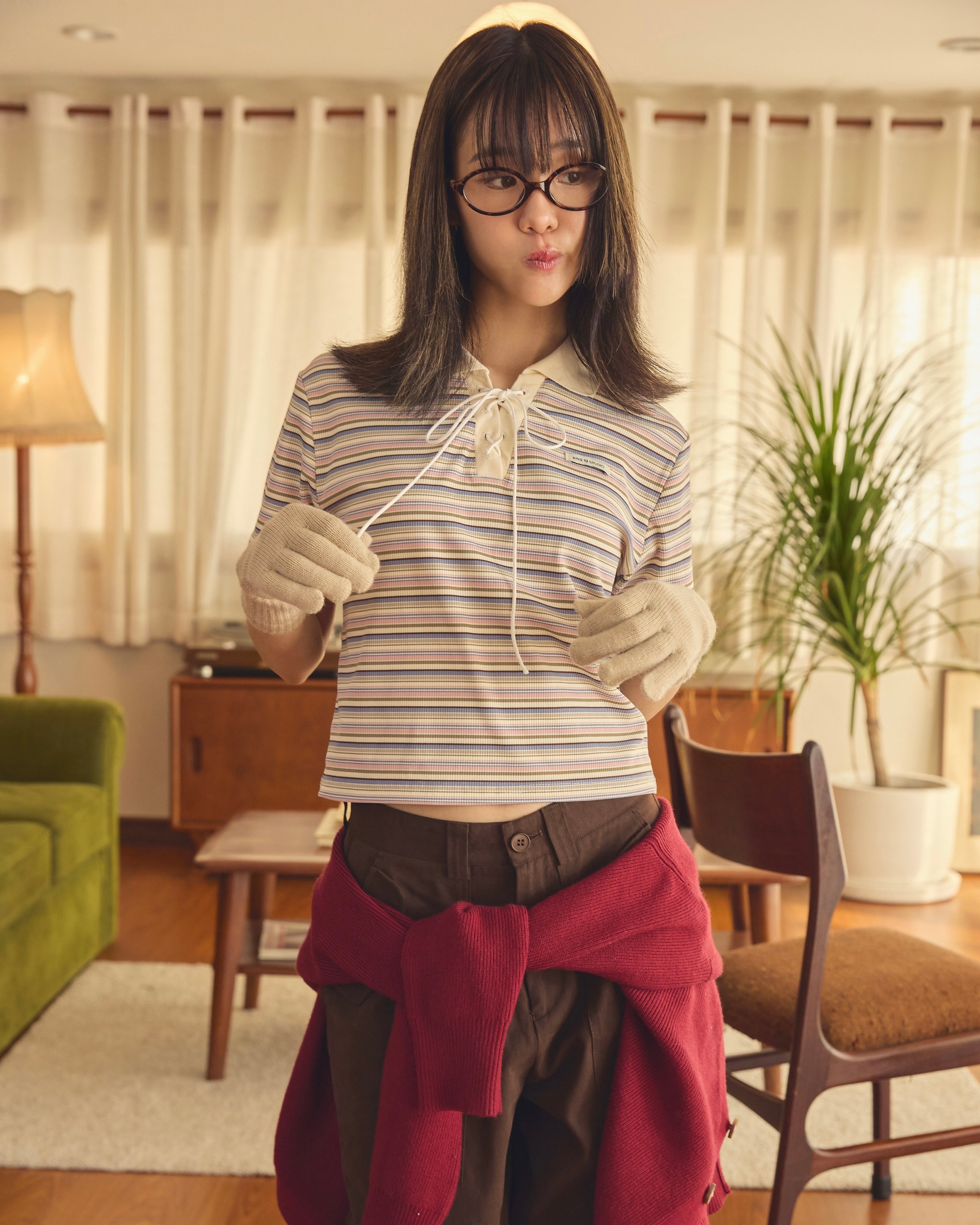 เสื้อโปโลผูกเชือก KINS [KN147]