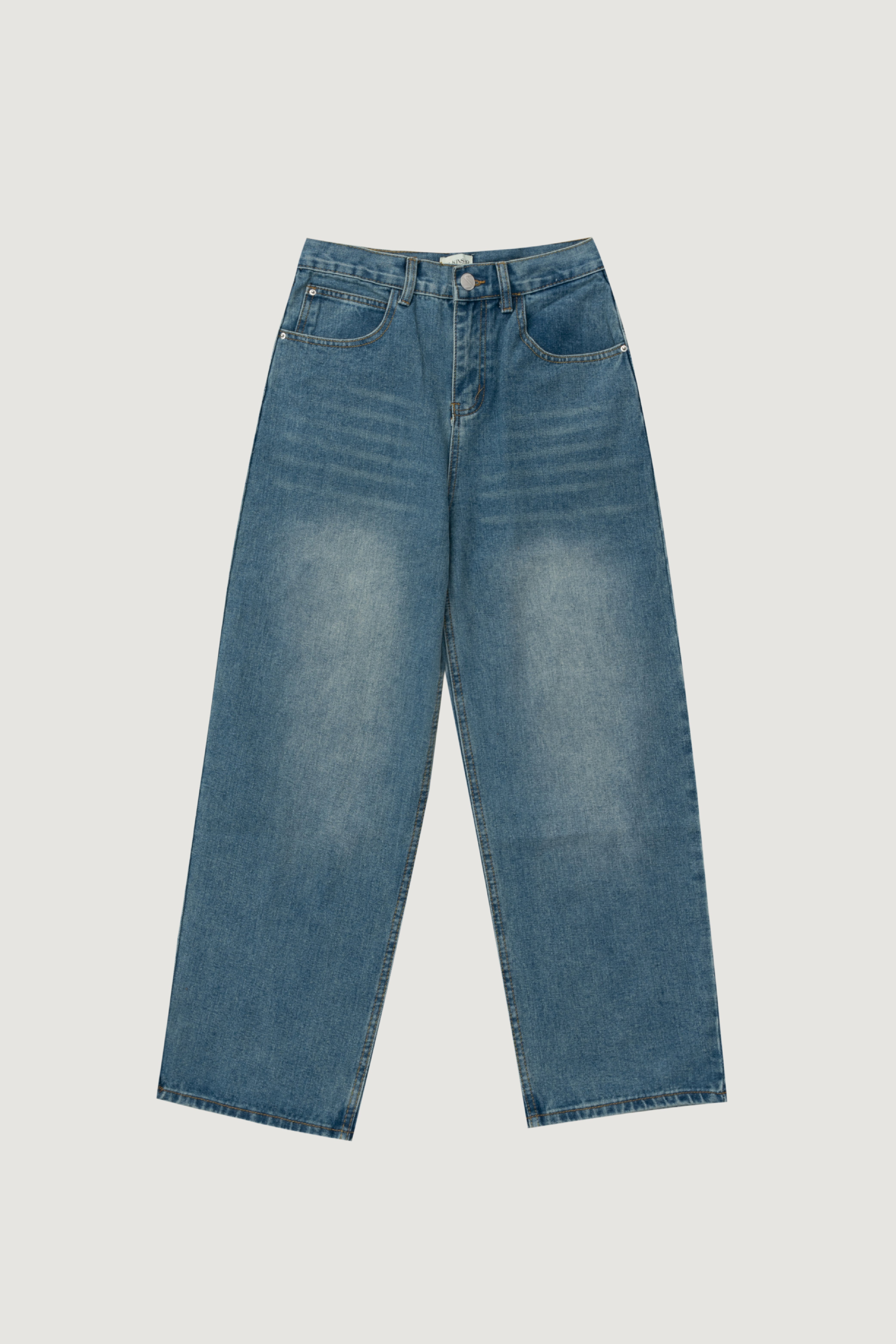 KINS | BARREL LEG JEANS F112