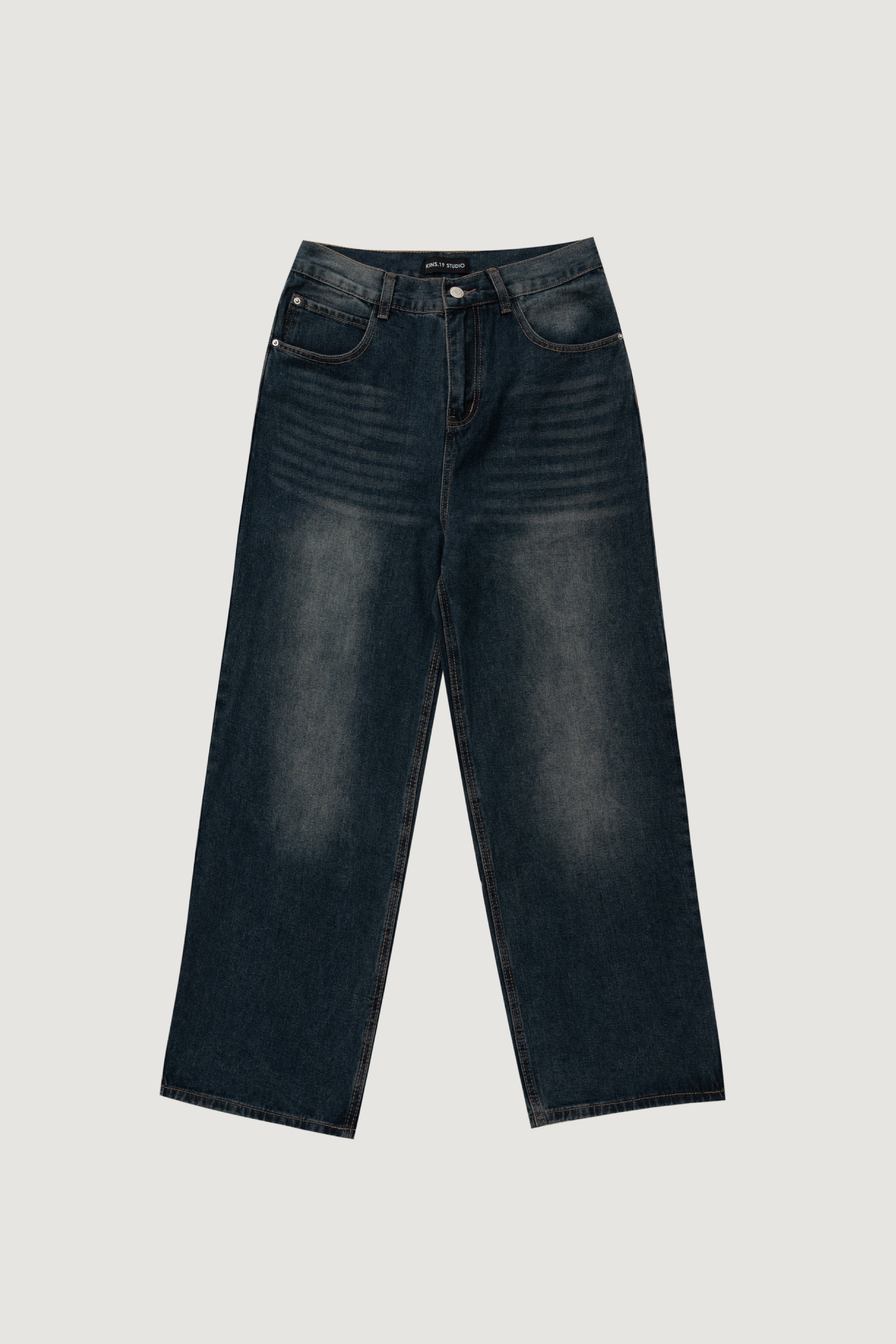KINS | BARREL LEG JEANS F112