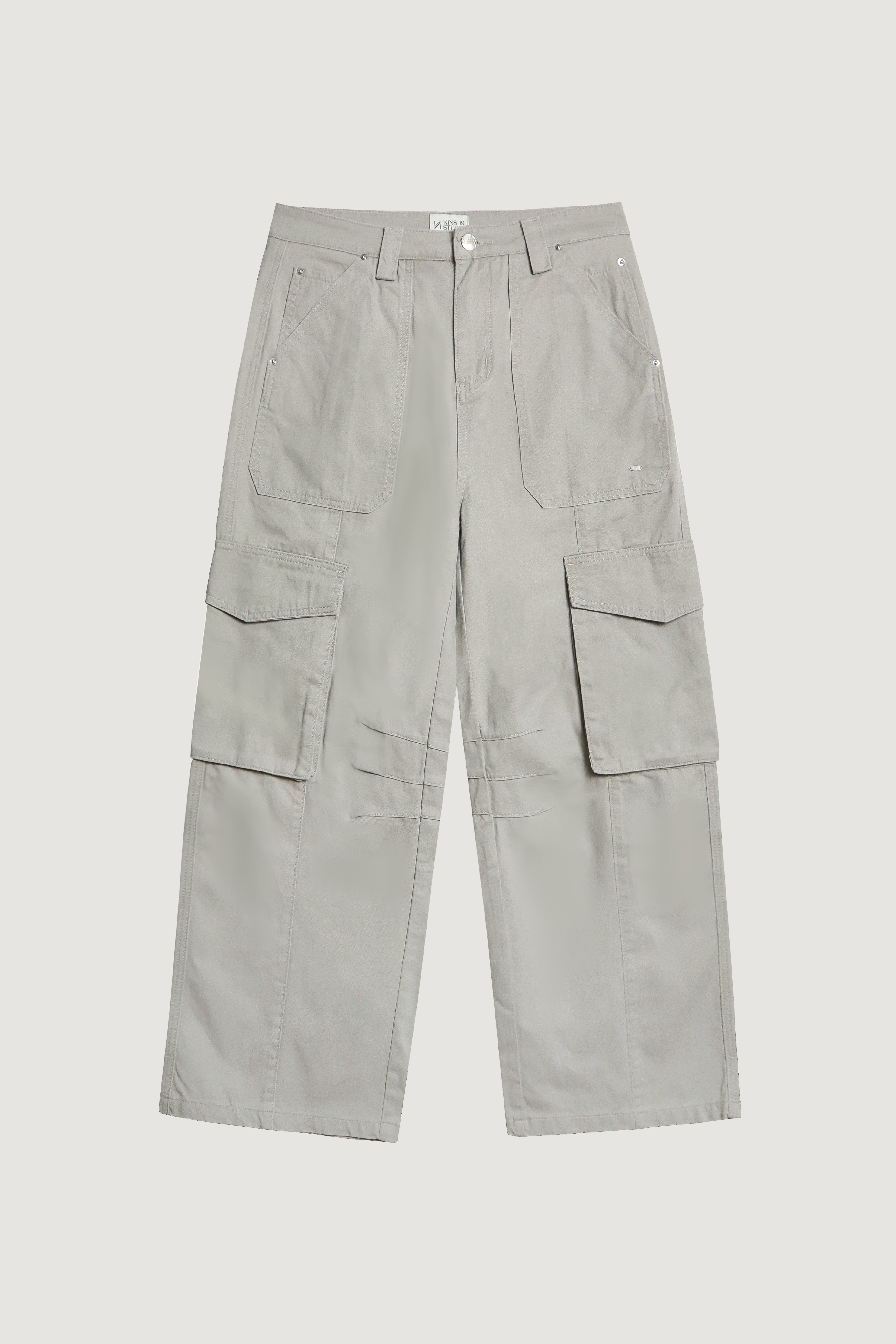 KINS 19 STUDIO |  LOOSE-FIT CARGO PANTS  [F117]