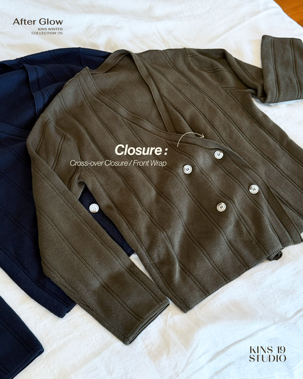 KINS Double Breasted Cardigan [KN140]