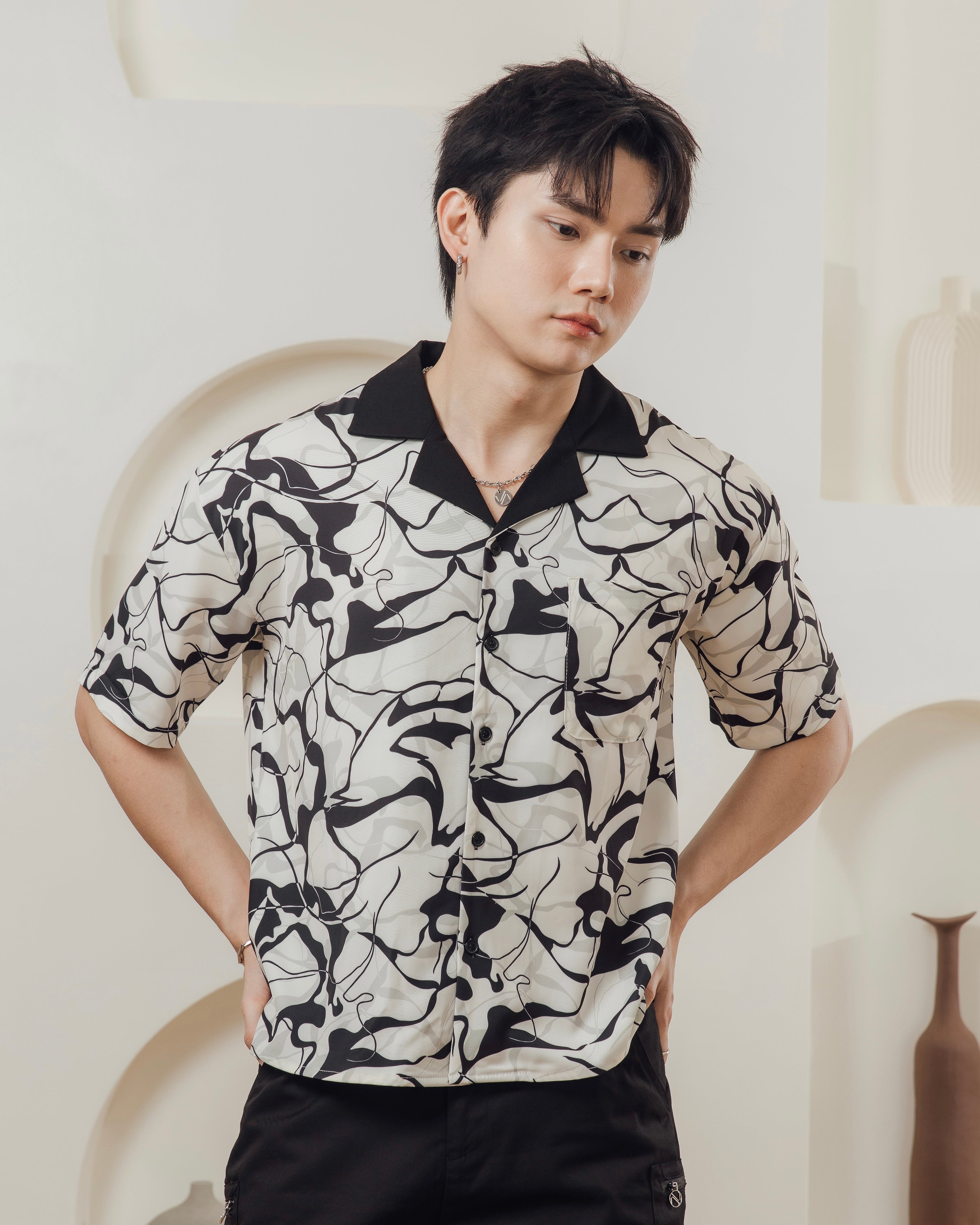 KINS | PRINTED HAWAII SHIRT HW31