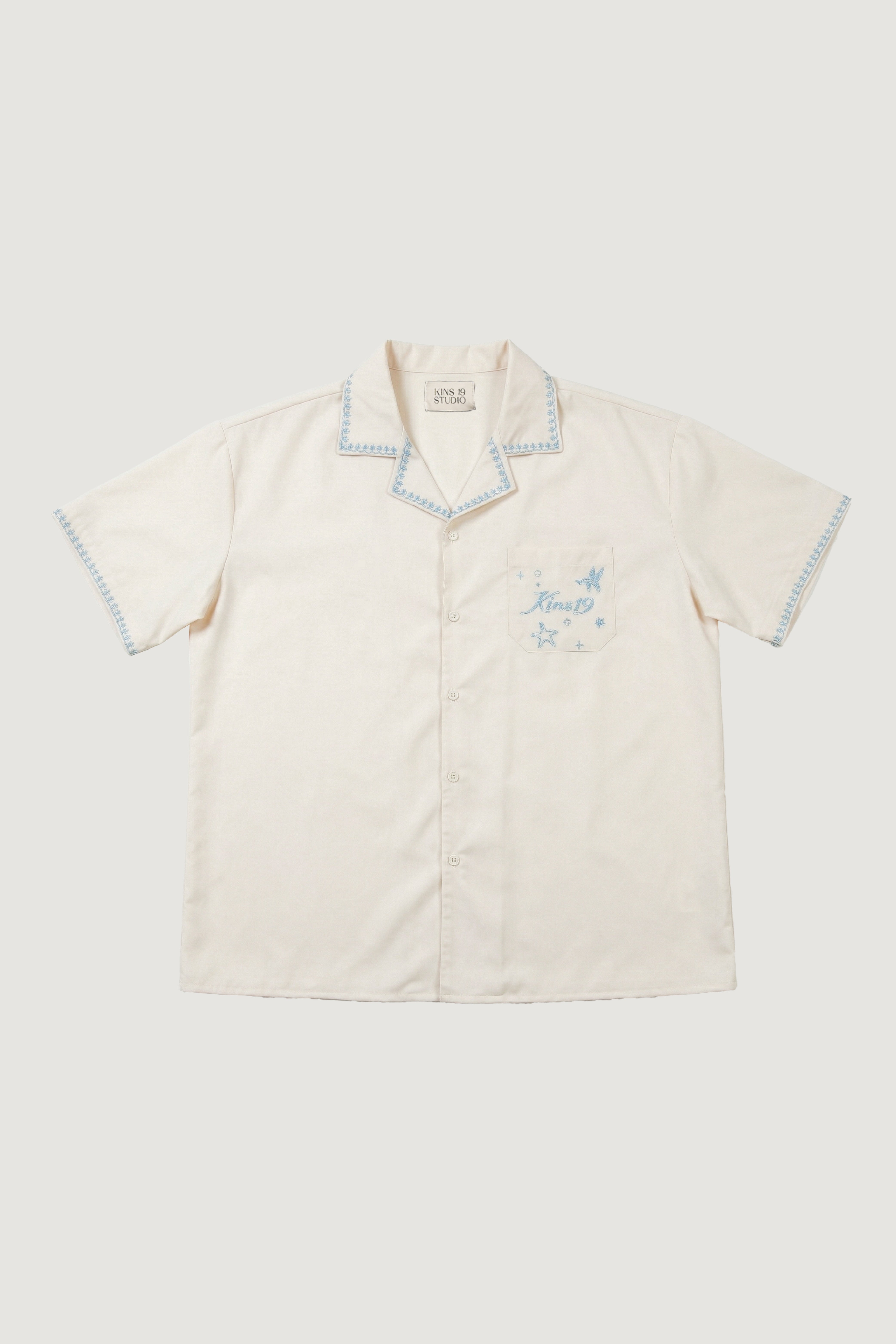 KINS 19 STUDIO |  KINS Voyage Embroidered Shirt [HW35]