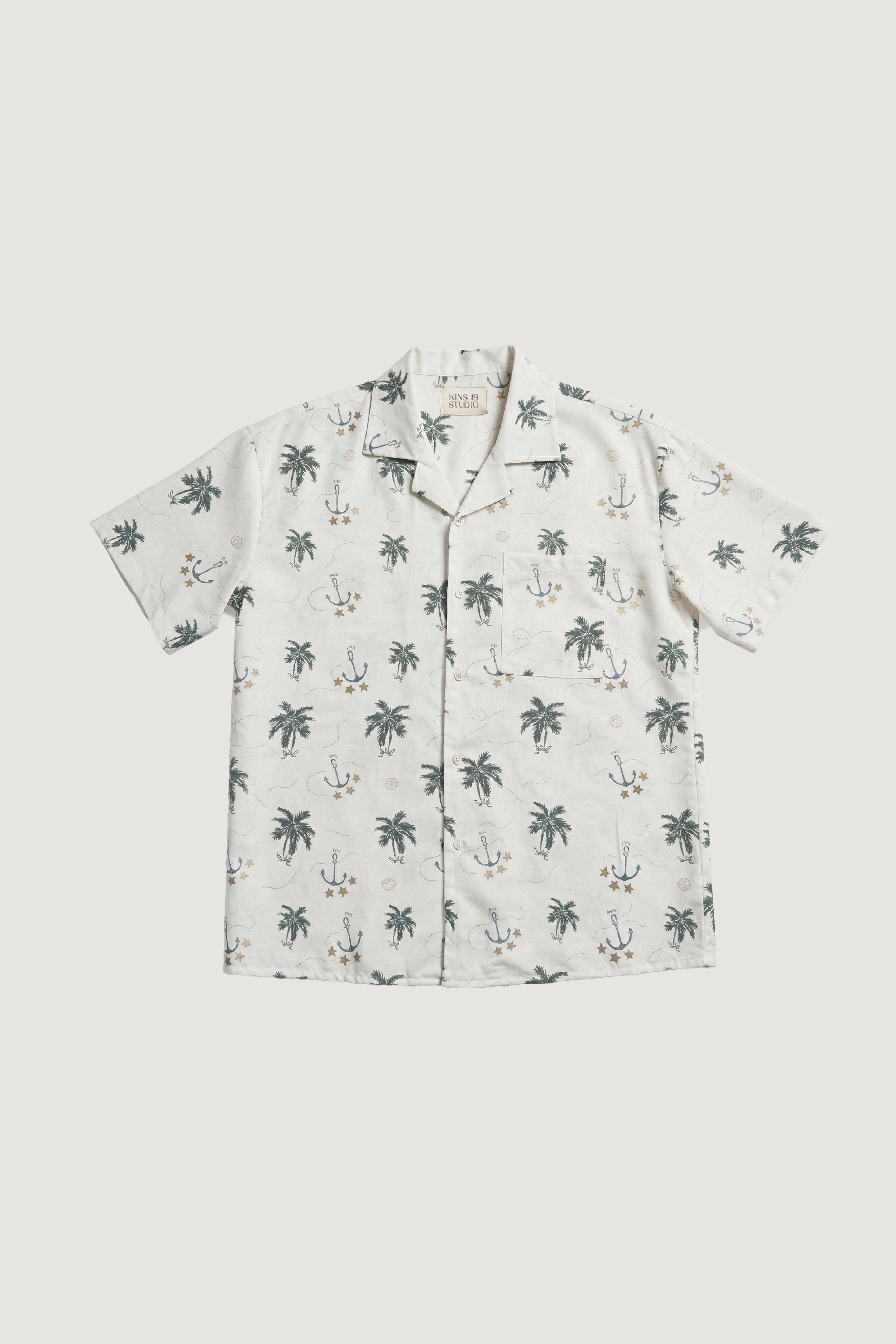 KINS 19 STUDIO | KINS Anchor Hawaii Shirt [HW37]