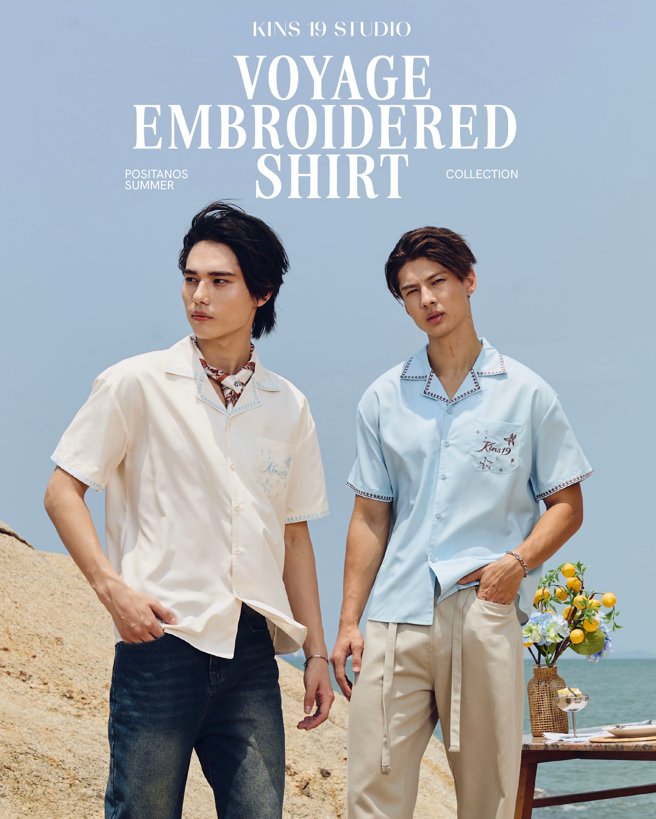 KINS Voyage Embroidered Shirt [HW35]