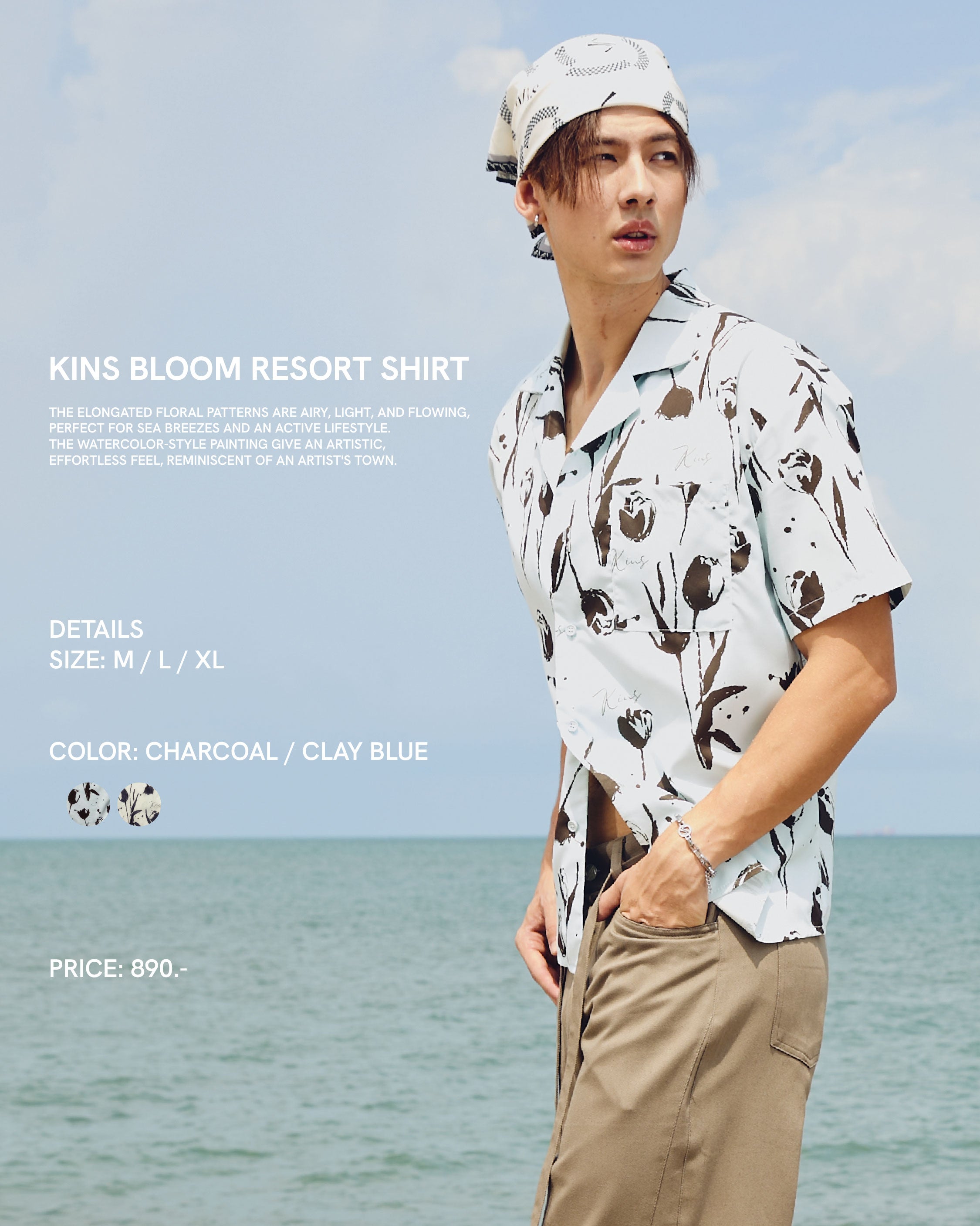 KINS Bloom Resort Shirt [HW36]