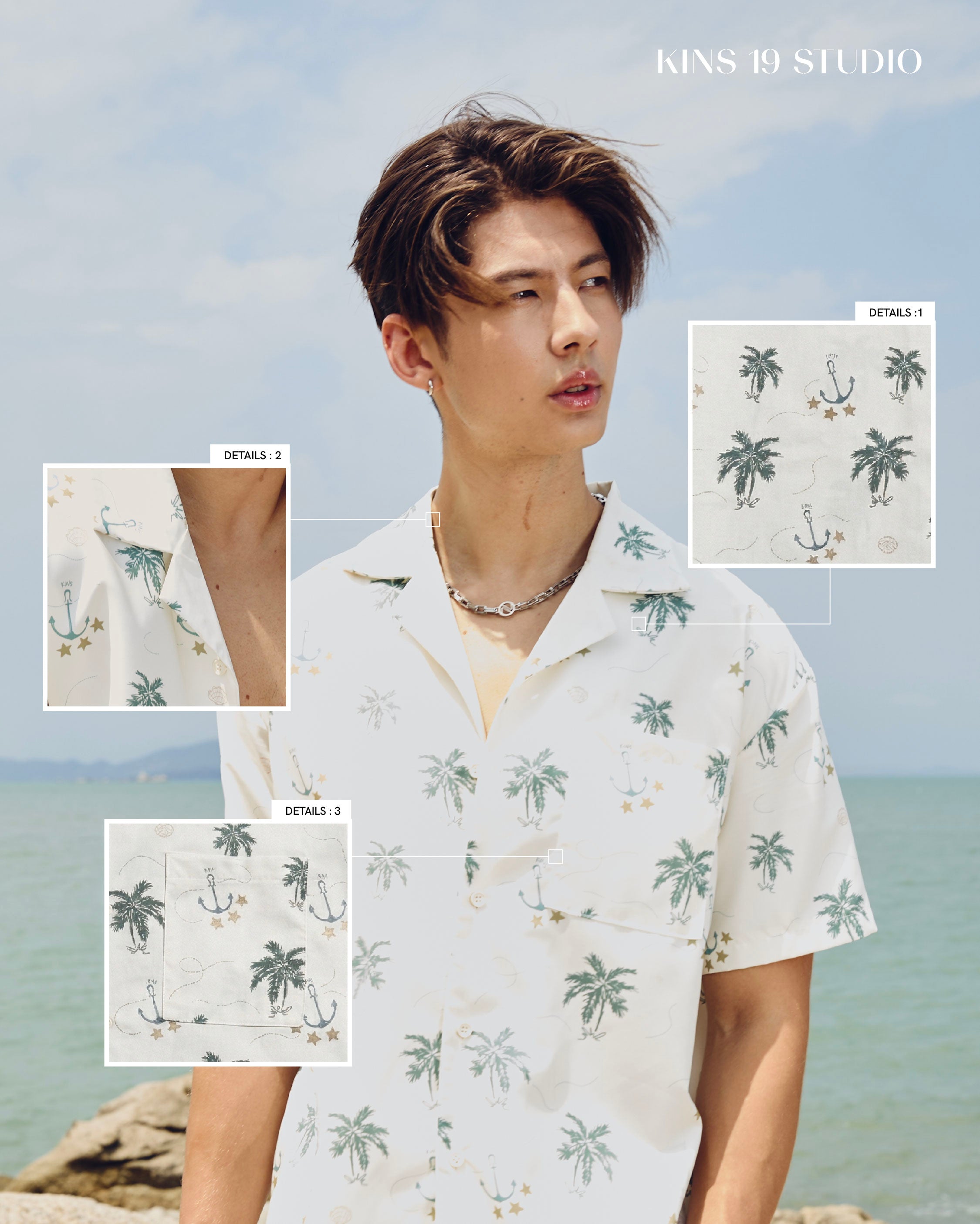 KINS Anchor Hawaii Shirt [HW37]