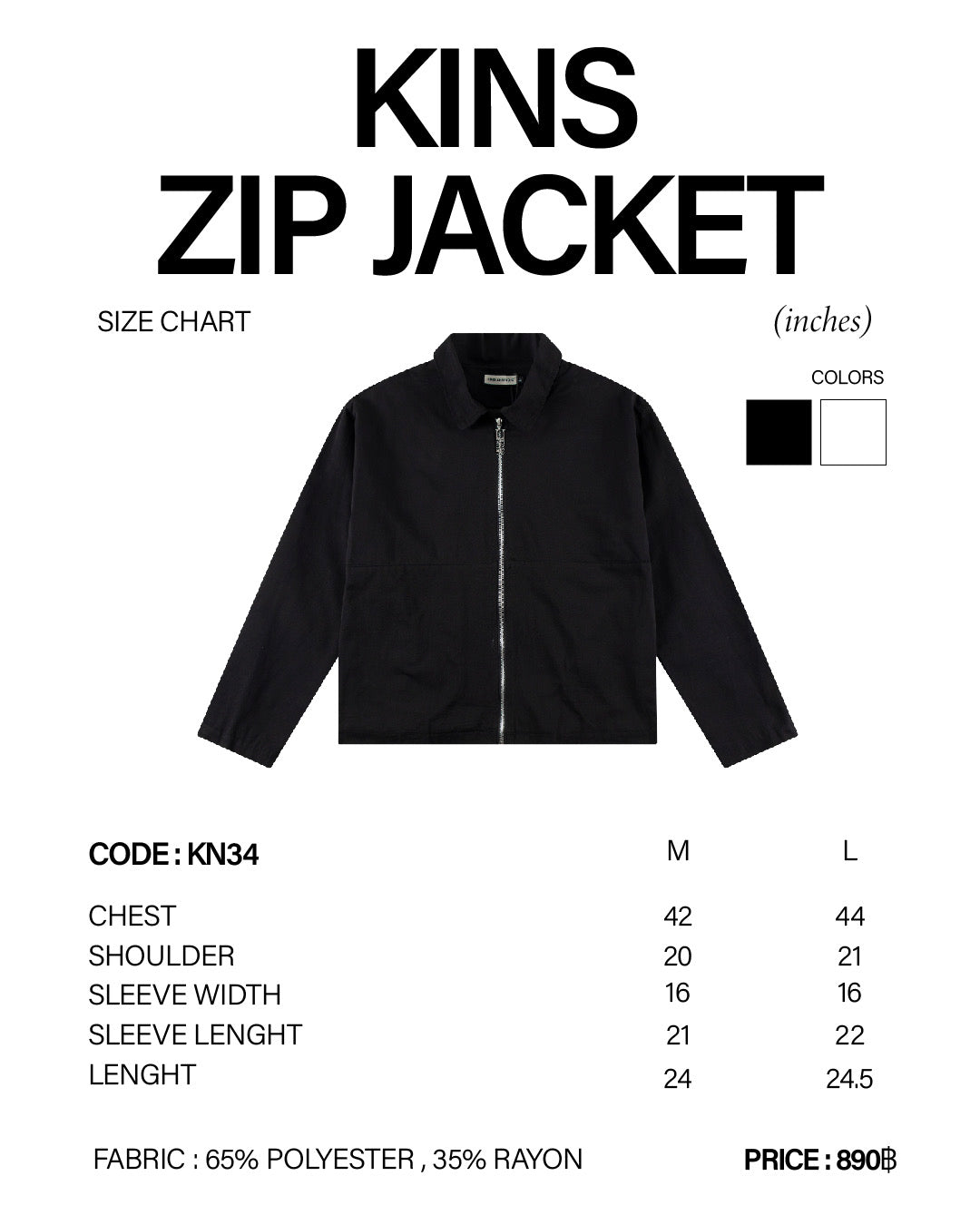 KINS | CROP JACKET KN34