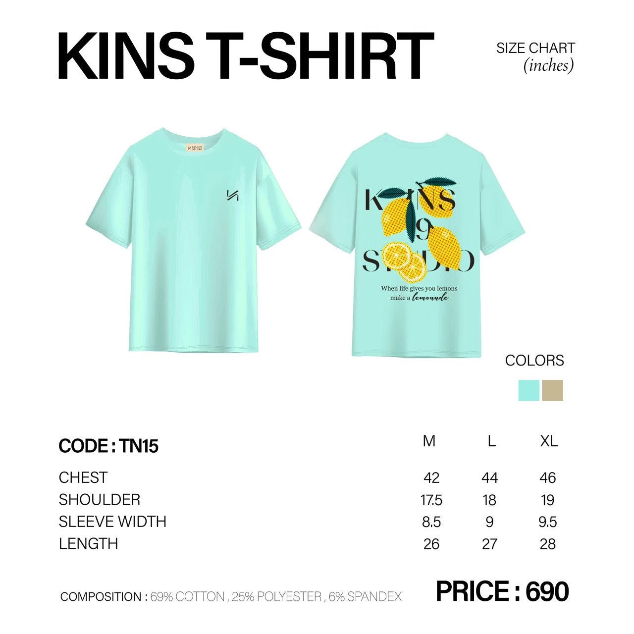 KINS | T-SHIRT TN15