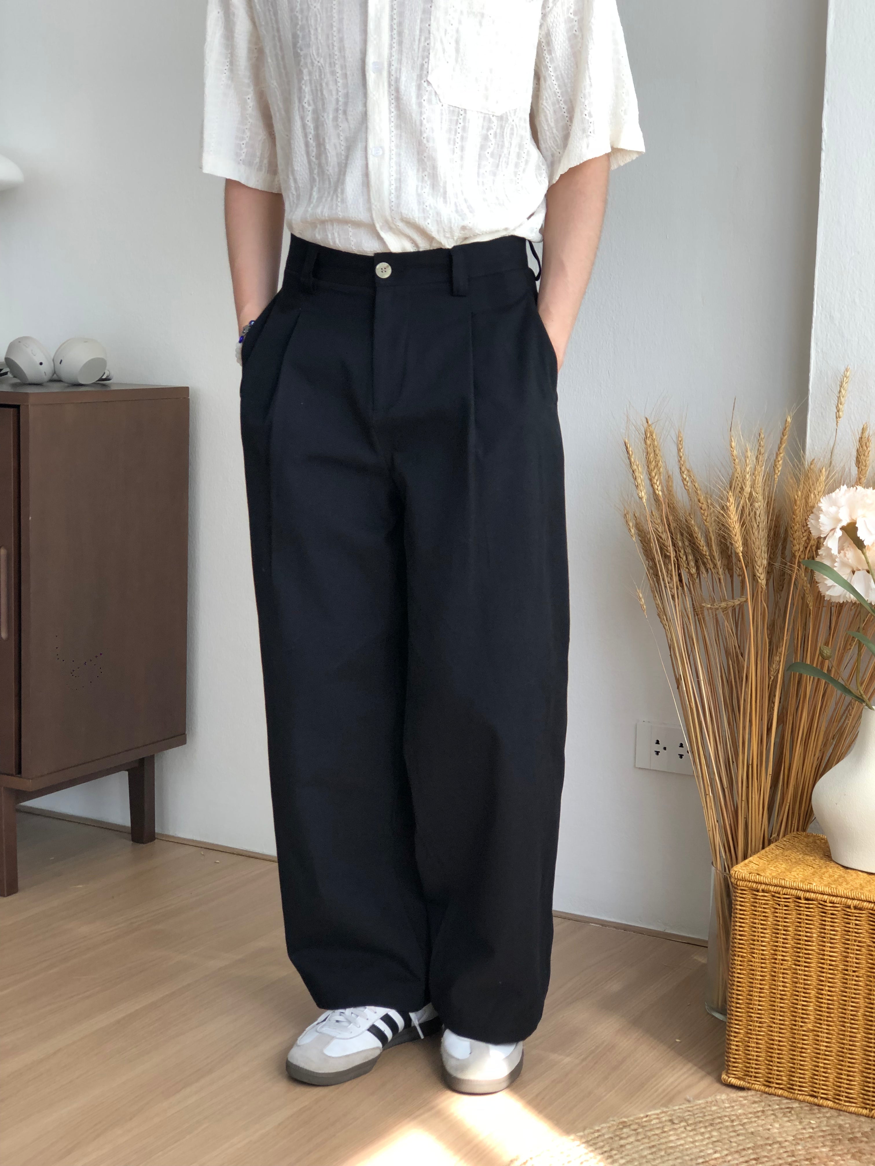 KINS | WIDE-LEG TROUSERS KN221