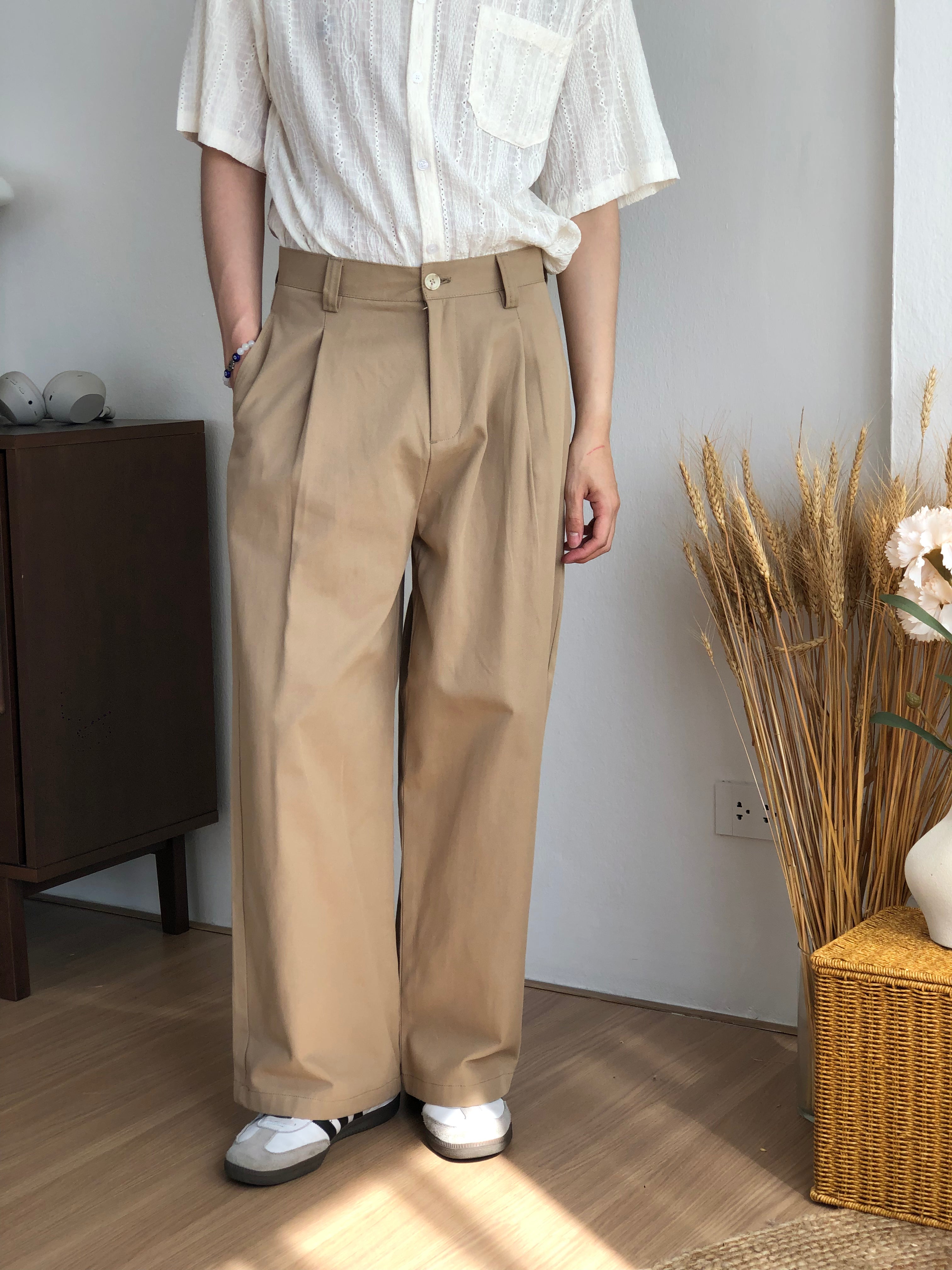 KINS | WIDE-LEG TROUSERS KN221