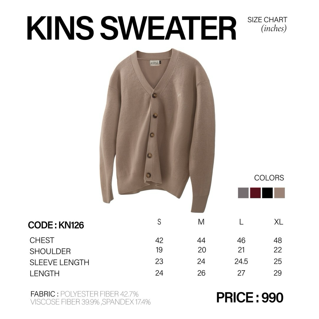 KINS | CARDIGAN KN126