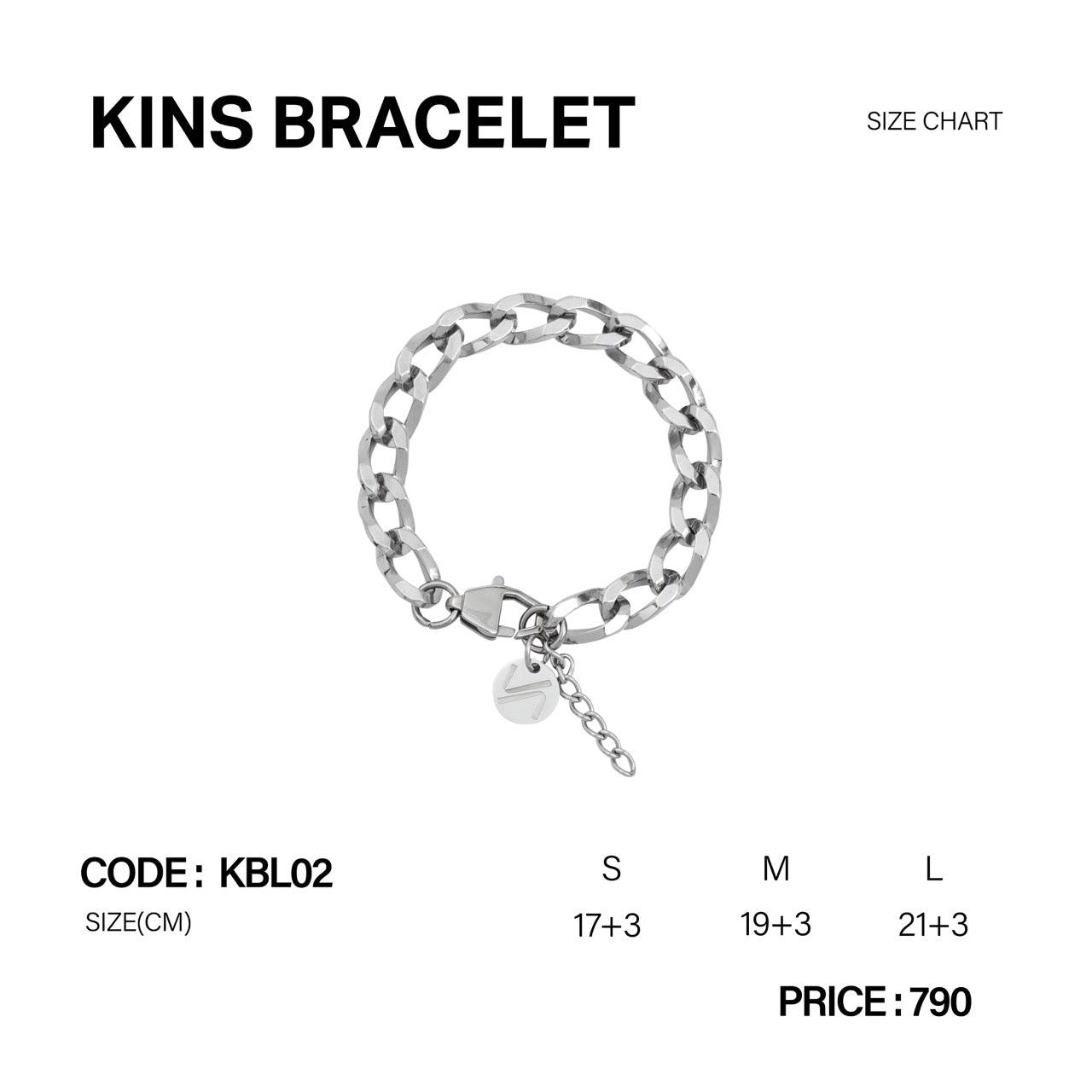KINS | BRACELET ACCESSORIES  KBL01-KBL02-KBL03