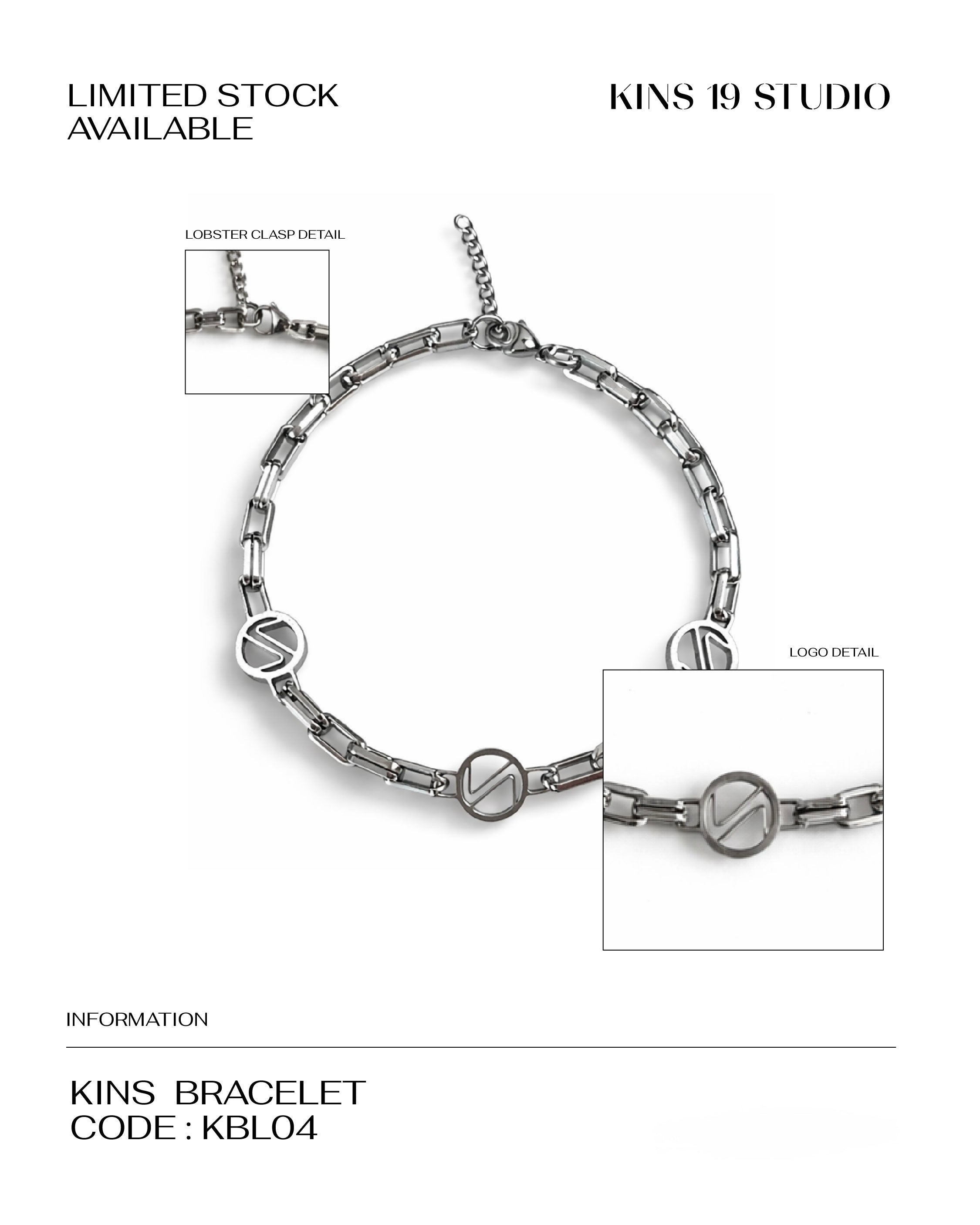 MEN’S JEWELRY SET กิ๊ฟเซ็ท ของขวัญวาเลนไทน์ [BRACELET & NECKLACE KGB01]