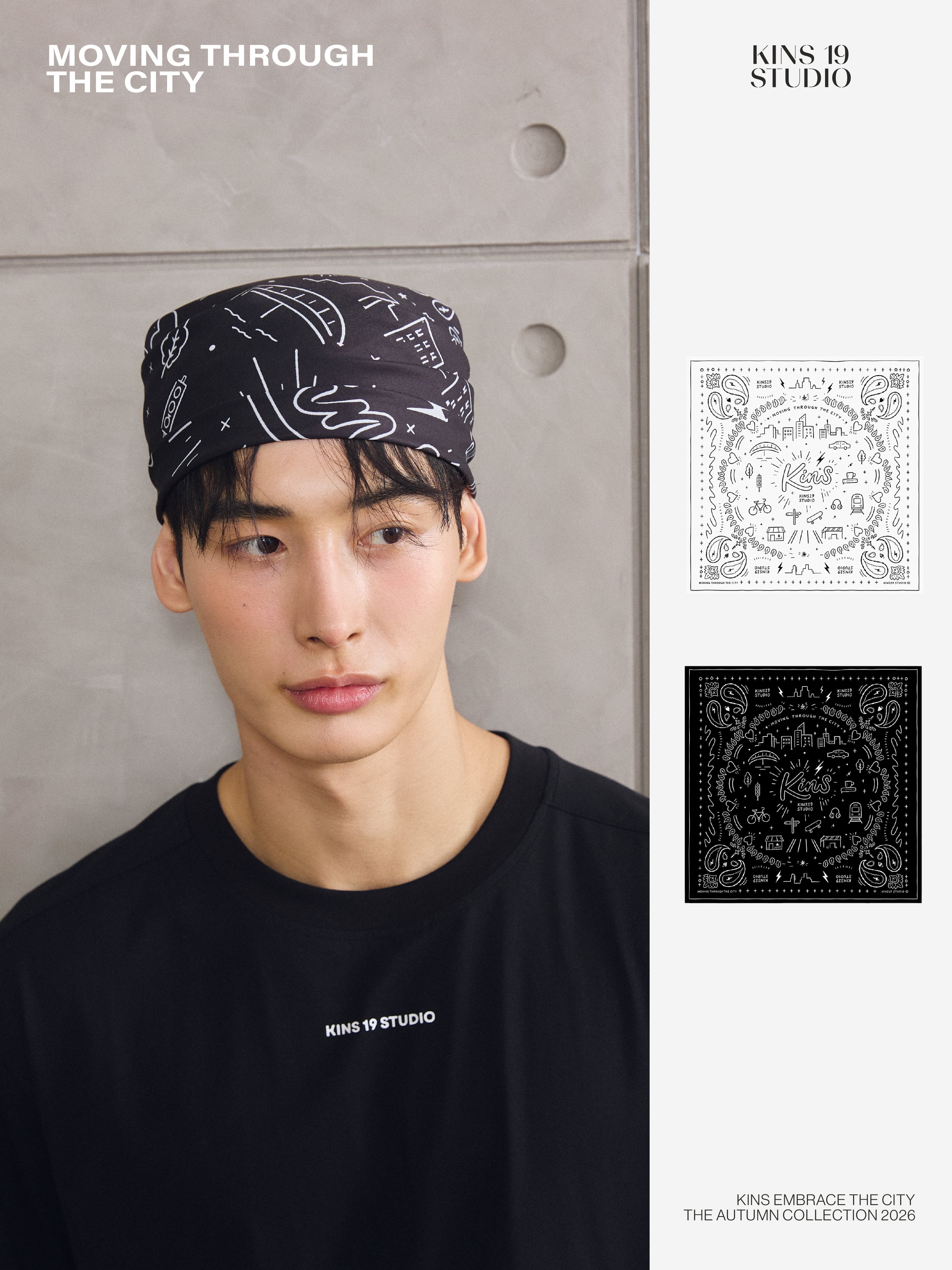 KINS 19 STUDIO |  KINS City Rhythm Bandana [KSC03]