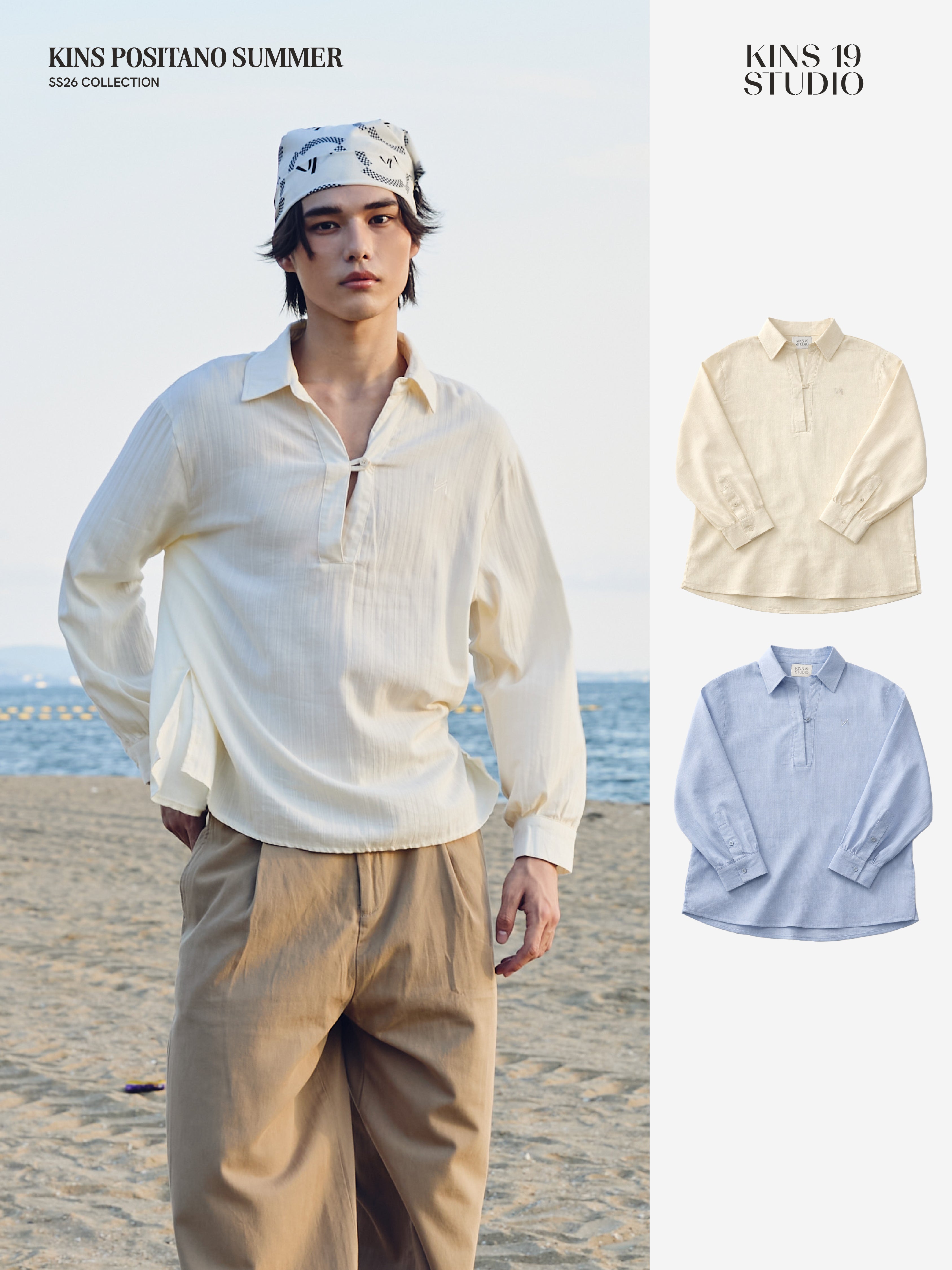 KINS 19 STUDIO |  KINS Pullover Shirt [KN148]