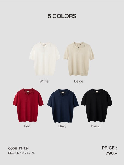 KINS Polo shirt full color range – 5 modern shades for everyday wear