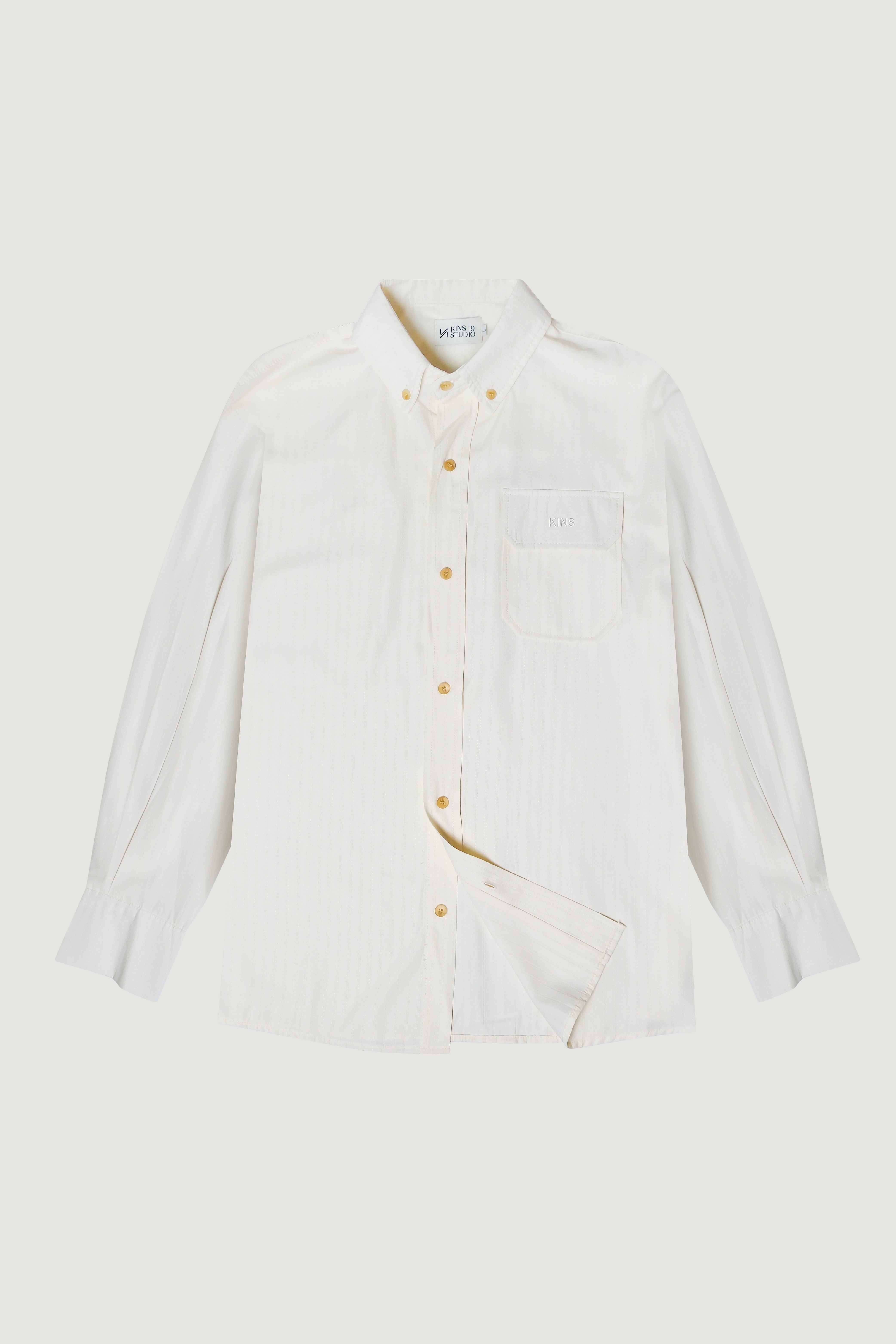 KINS 19 STUDIO |  LINEAR TEXTURE SHIRT [KN135]