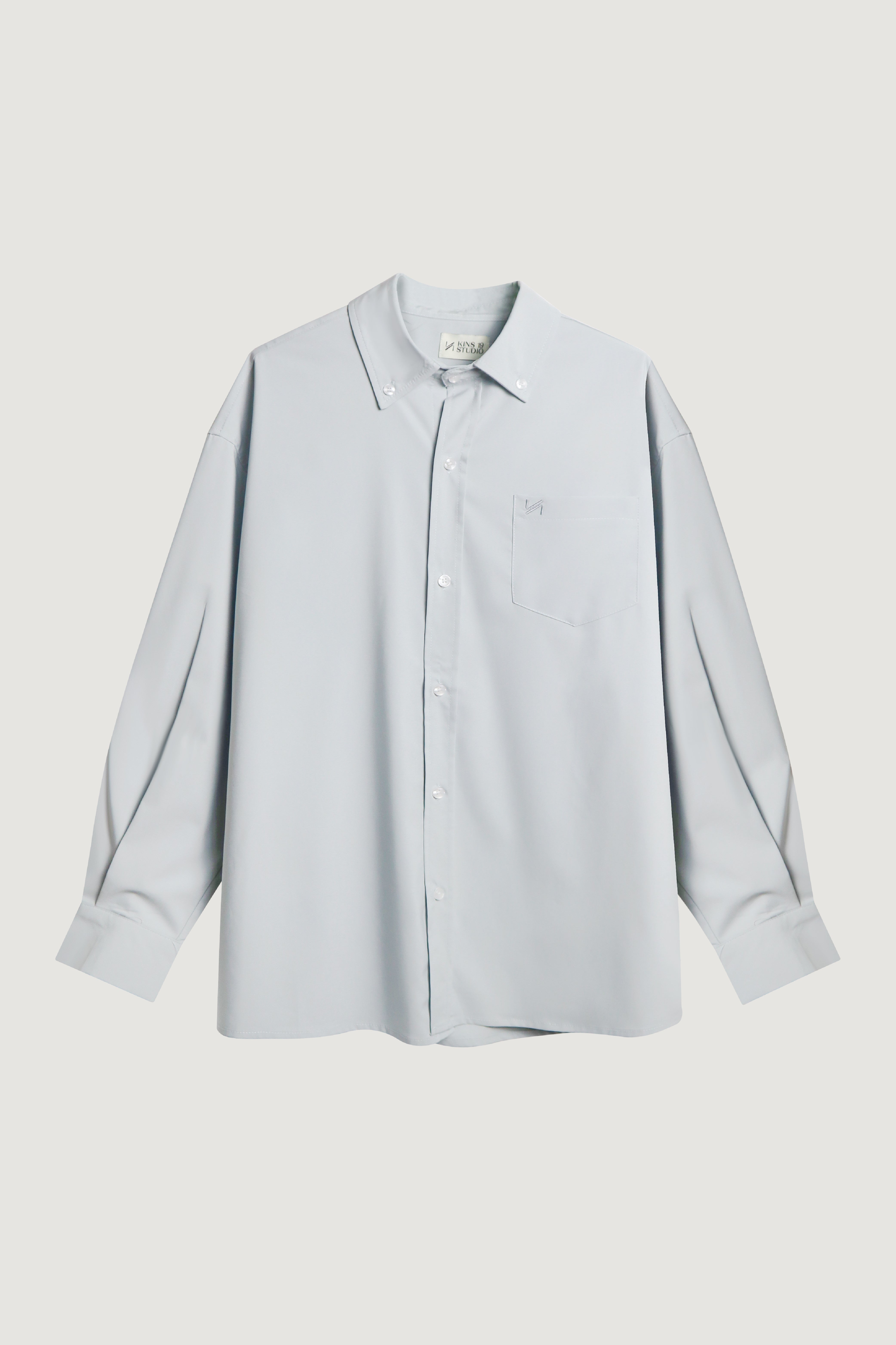 KINS 19 STUDIO | OVERSIZED BUTTON-DOWN SHIRT [KN137]